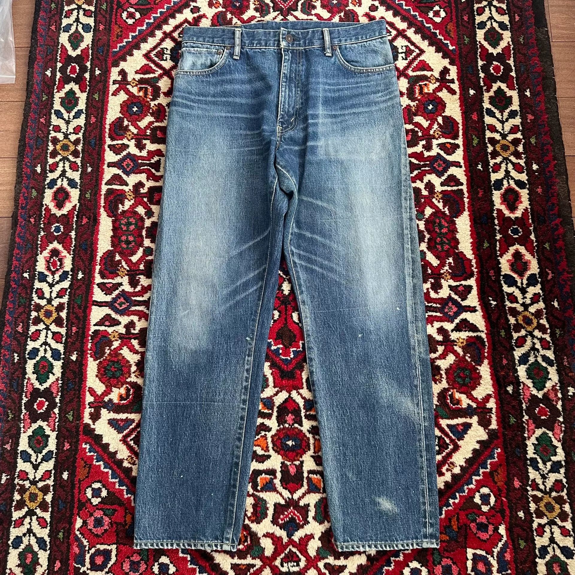 Visvim VISVIM JOURNEYMAN 3 TACKED DMGD PANTS Size US 26 / EU 42 - 1 Thumbnail