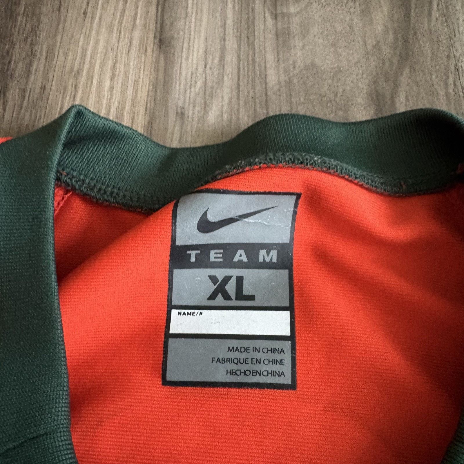 Nike Authentic 2014 Nike Miami Hurricanes Jersey Size M Size US M / EU 48-50 / 2 - 4 Thumbnail