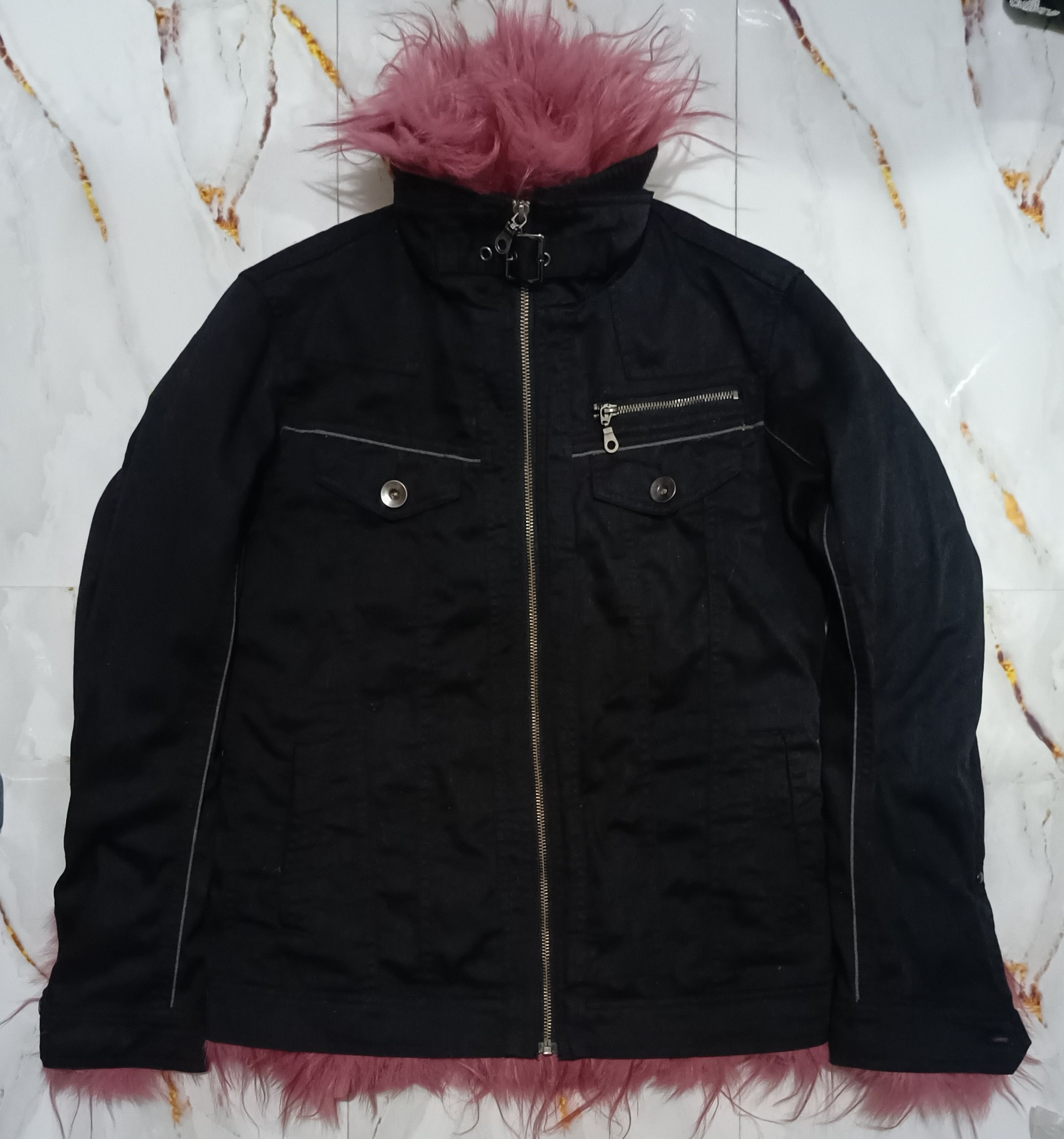 BUFFALO BOBS 🇯🇵 Wisdom Fur double layer Rider Jacket Size US M / EU 48-50 / 2 - 2 Thumbnail