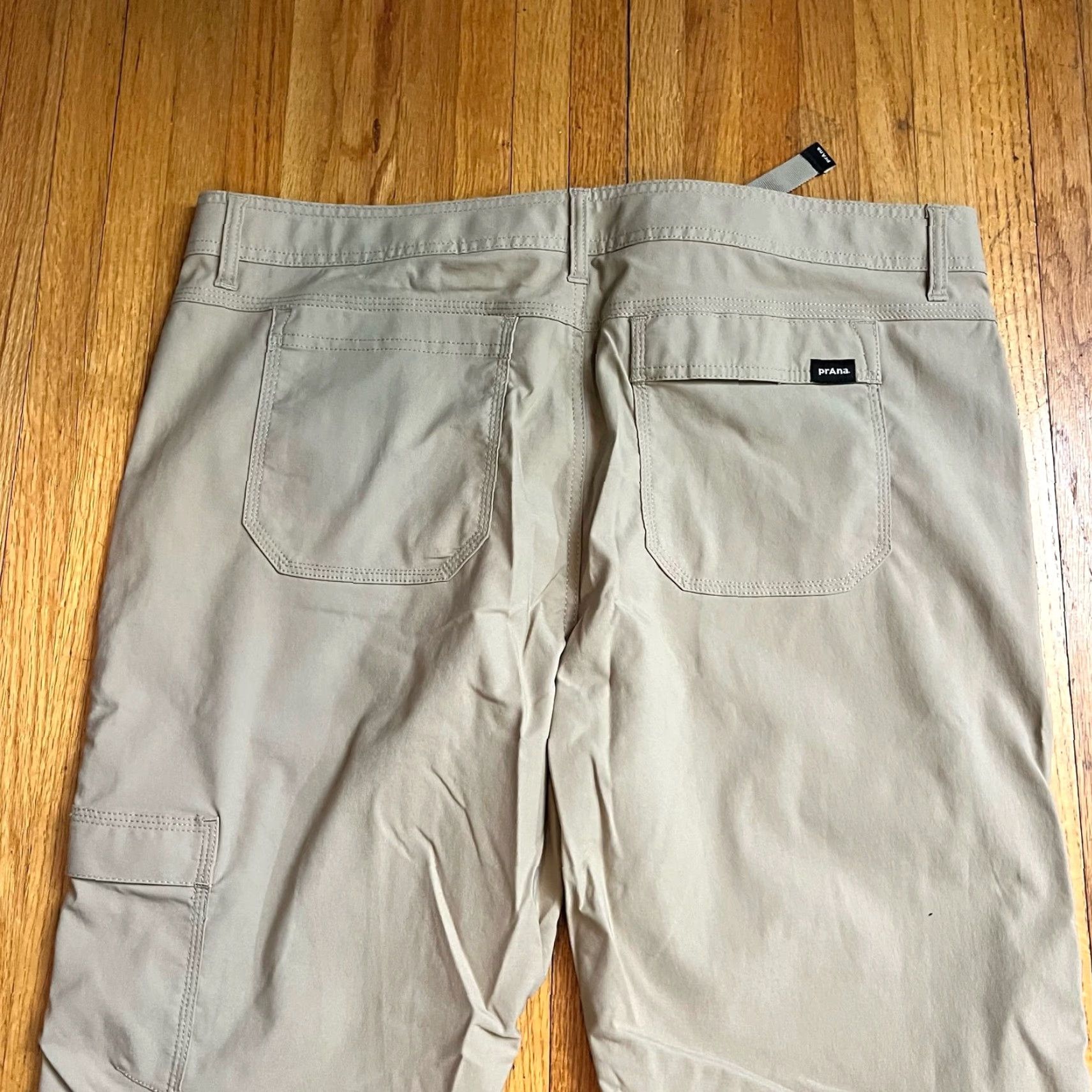 Prana Prana Pants Mens 40 Beige STRETCH ZION II RegularFit Cargo Hiking Regular Mens 40 Beige 29in Inseam Size US 40 / EU 56 - 5 Thumbnail