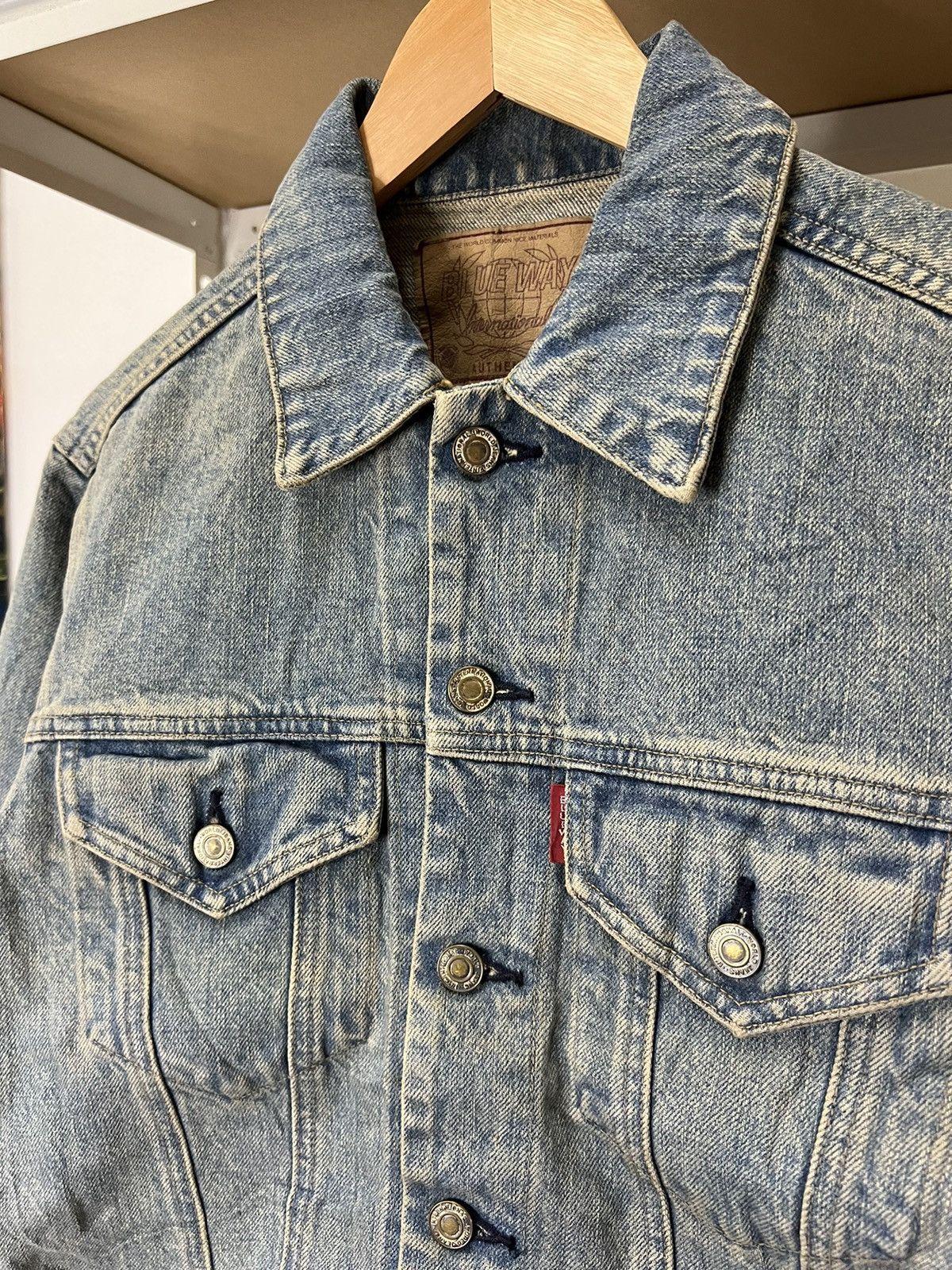Japanese Brand Blue Way Type 3 Japanese Brand Trucker Denim Jacket Size US M / EU 48-50 / 2 - 6 Thumbnail
