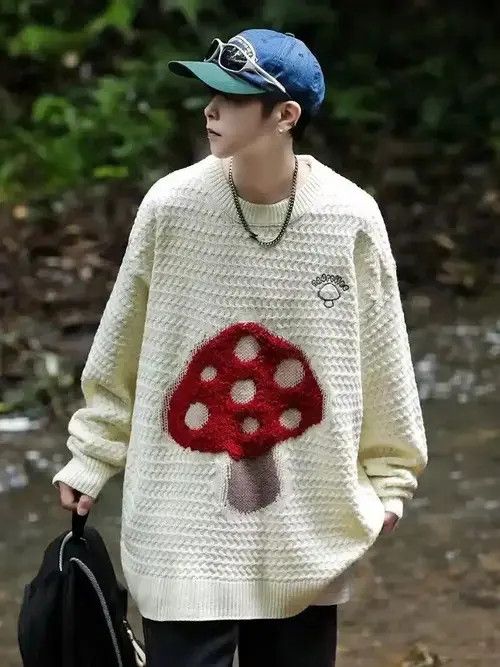 Japanese Brand Oversize Casual Sweaters Size ONE SIZE - 3 Thumbnail