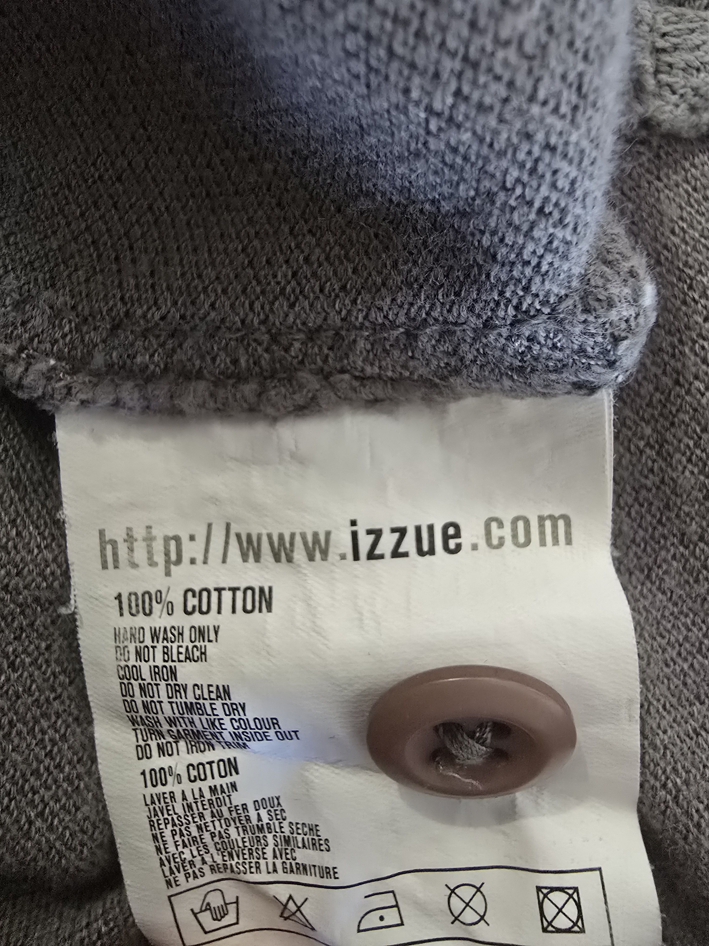 izzue Izzue Grey Polo Size US M / EU 48-50 / 2 - 5 Thumbnail