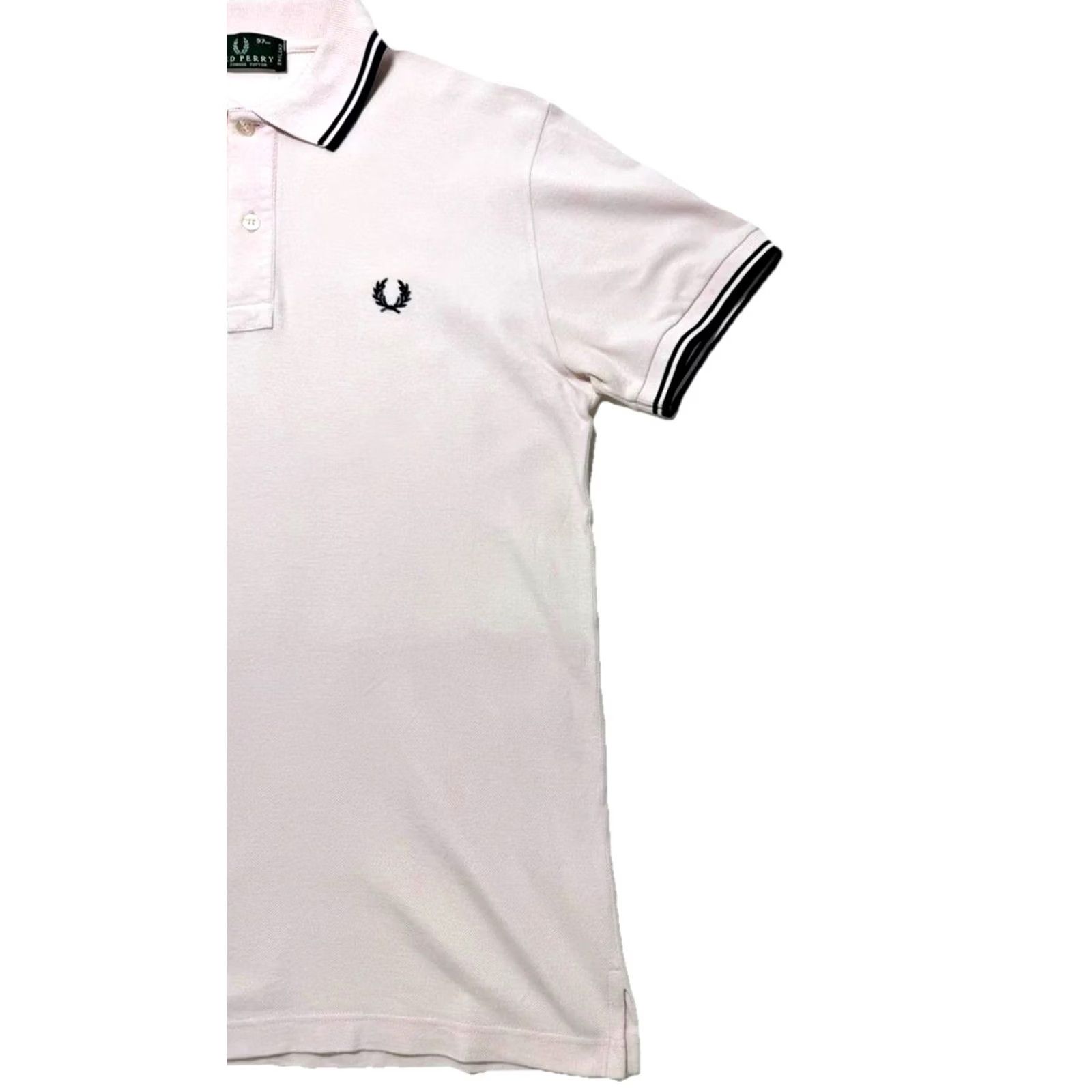 Fred Perry Fred Perry Polo Shirt | Twin Tipped | Men’s | Size M | Pink | Short Sleeve, Collared, Button Front | Cotton Knit, Regular Fit Size US M / EU 48-50 / 2 - 2 Thumbnail