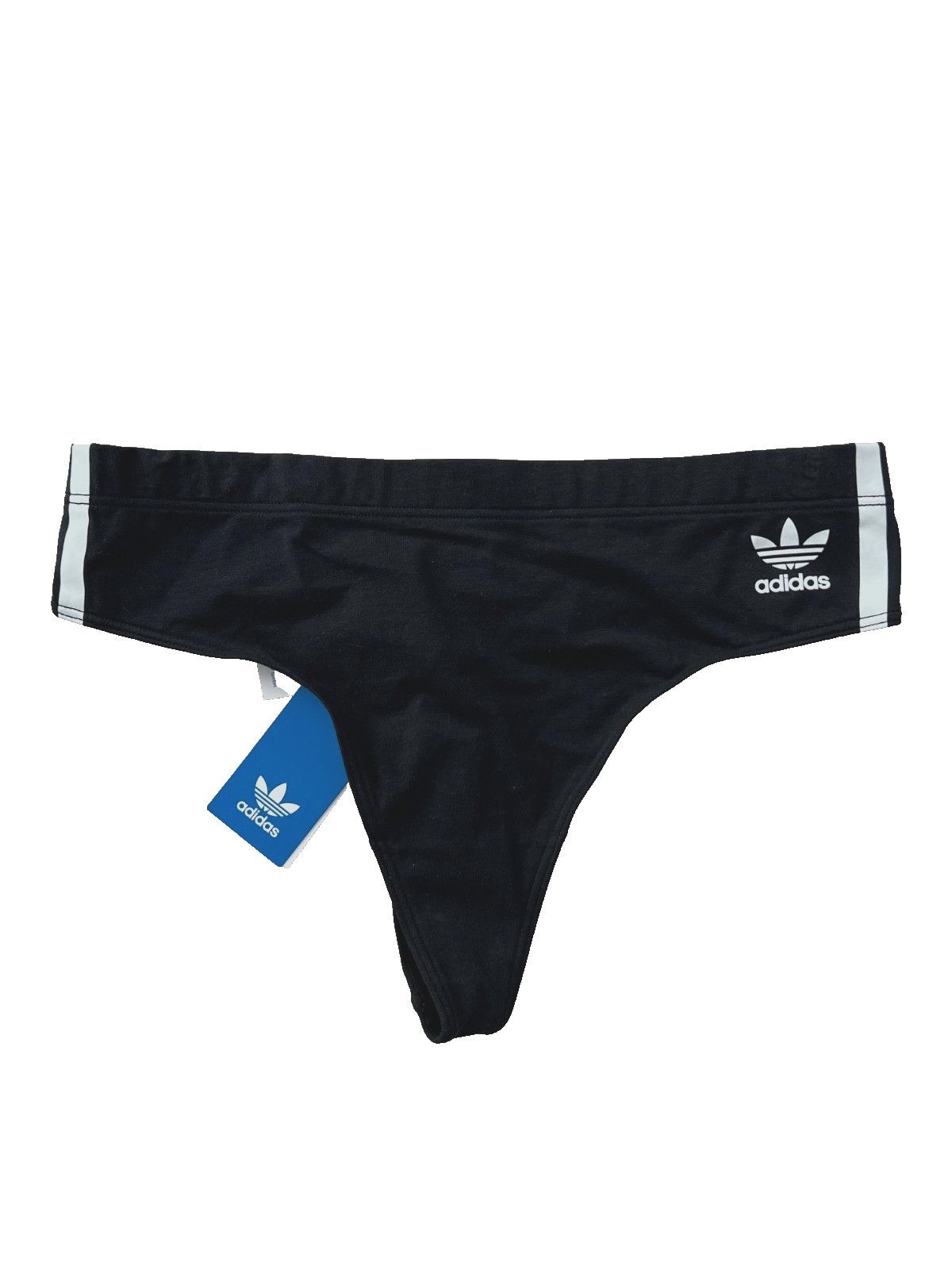 Adidas Adidas GB1104 Comfort Cotton Underwear Thong Black ( S ) Size 24" / US 00 / IT 34 - 1 Thumbnail