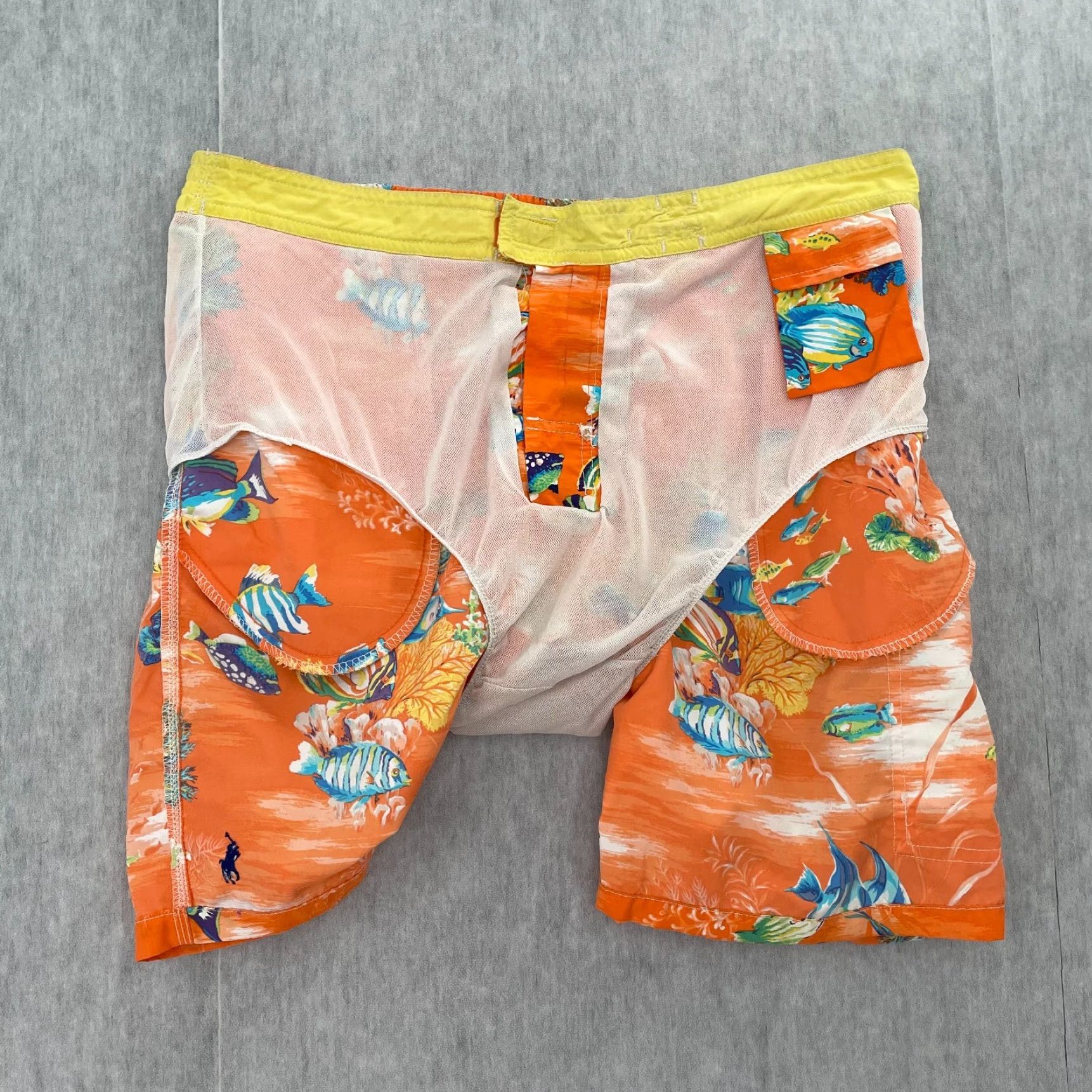 Polo Ralph Lauren VINTAGE Polo Ralph Lauren Hawaiian Swimwear Trunks Size L Men Bottoms Trunks Swimwear Holiday Tropical Golfwear? Size US L / EU 52-54 / 3 - 6 Thumbnail