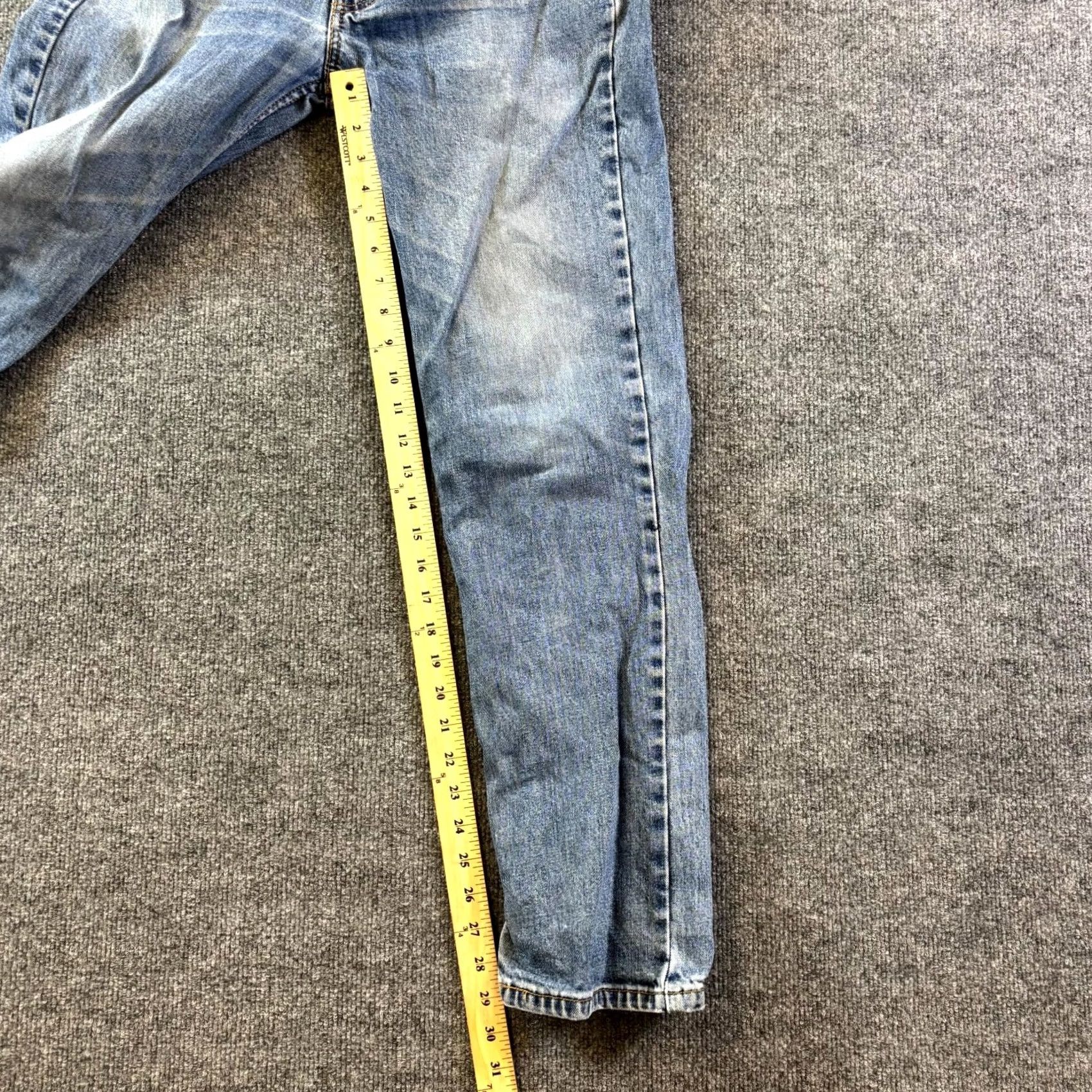 Levi's Levi's 514 Jeans Mens 33x32 Blue Denim Stretch 5-Pocket Casual Straight Shirt Size US 33 - 4 Thumbnail