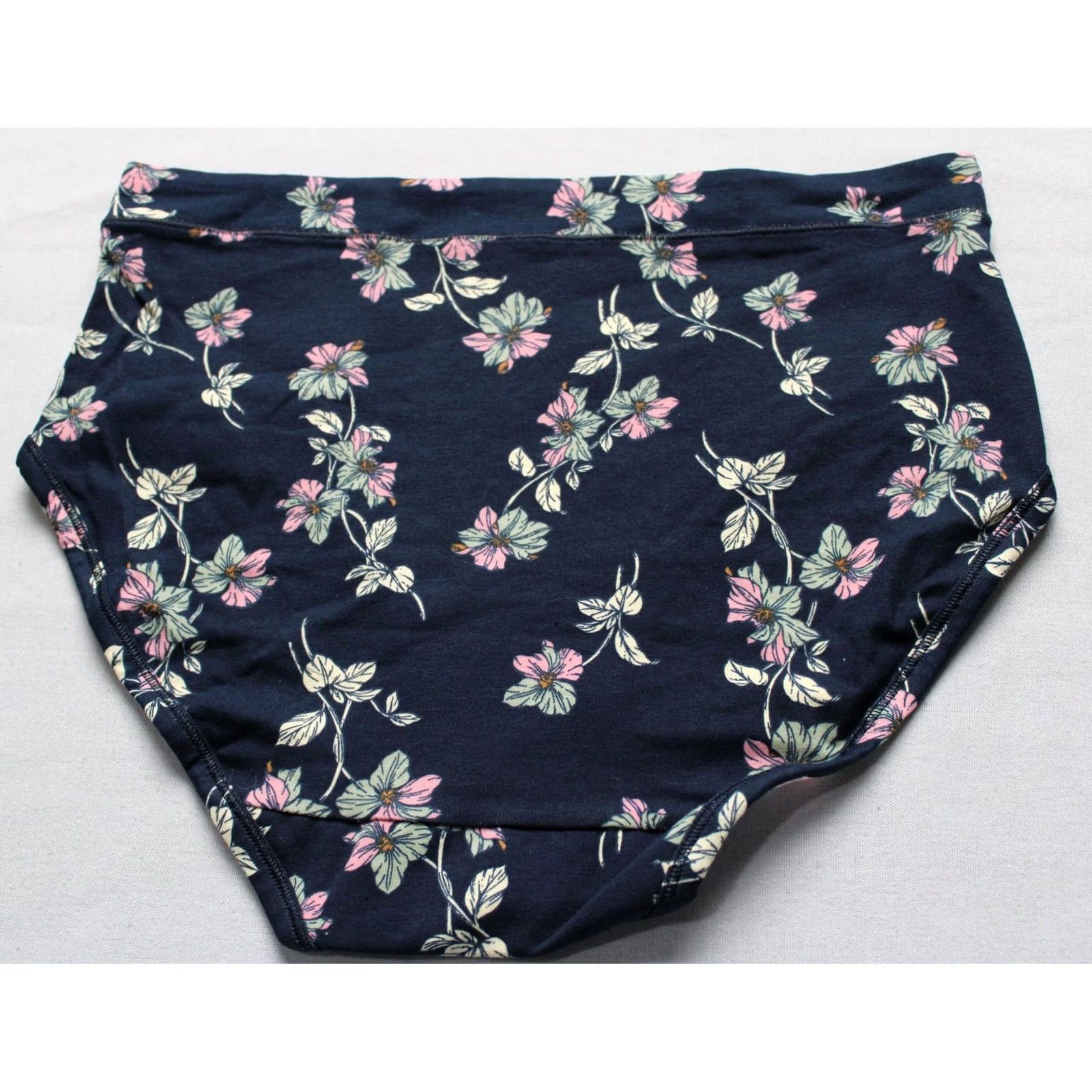 Jockey Jockey Women's Cotton Stretch Hipster Panty AR8 Blue Floral Medium Size 32" / US 10 / IT 46 - 3 Thumbnail