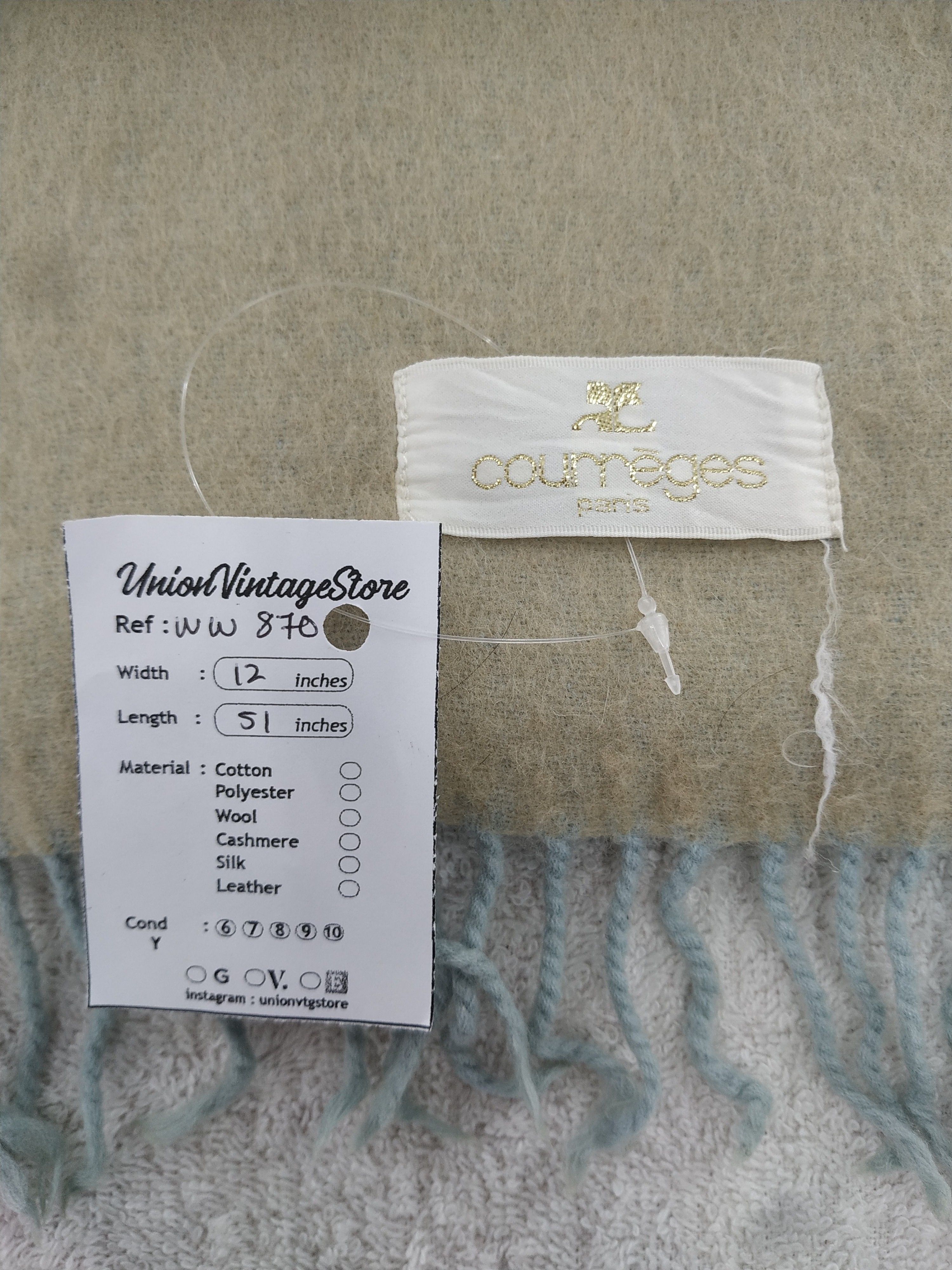Courreges Courreges Scarf / Muffler / Neckwear - WW870 Size ONE SIZE - 5 Thumbnail