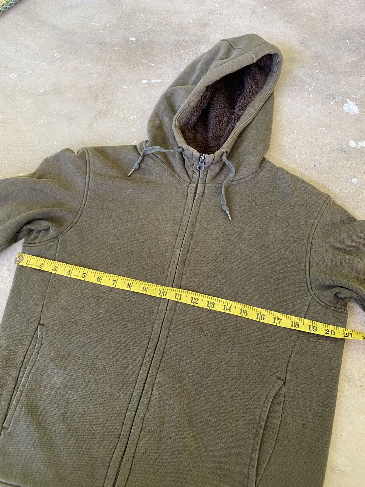 Uniqlo Uniqlo Sherpa Lined Olive Hoodie Set Size US M / EU 48-50 / 2 - 11 Thumbnail