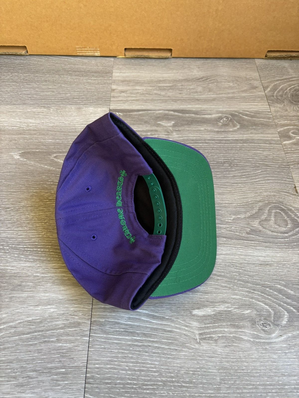 Chrome Hearts Chrome Hearts CH Baseball Cap Purple/Green Snapback Hat Size ONE SIZE - 6 Thumbnail