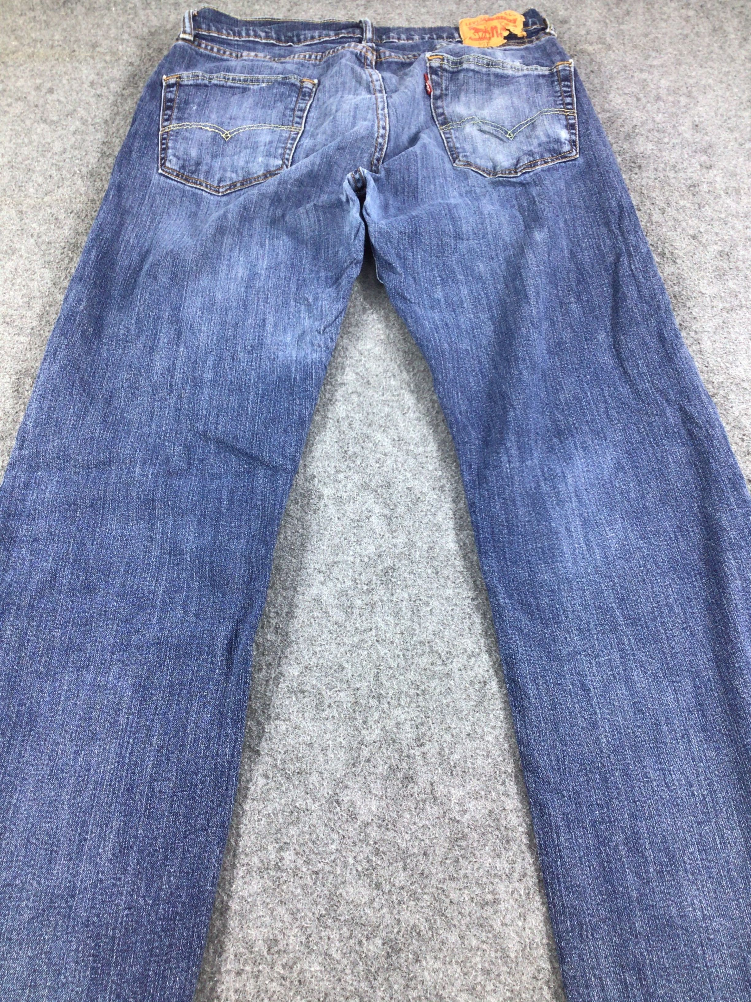Levi's Vintage Levis 505 Jeans Blue Wash Denim KJ198 Size US 34 / EU 50 - 4 Thumbnail