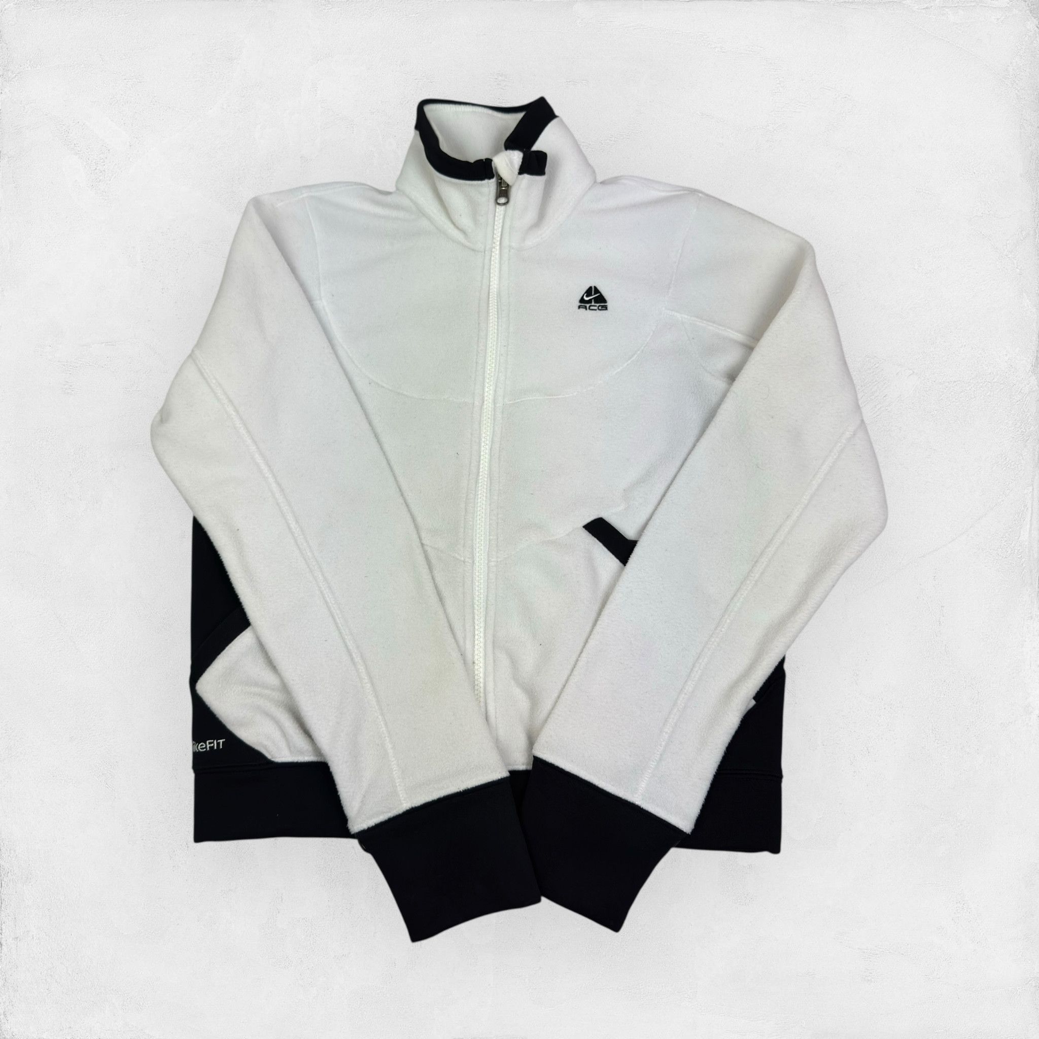 Nike Nike Therma Fit ACG Women's White Black Fleece Jacket XS Size XS / US 0-2 / IT 36-38 - 4 Thumbnail