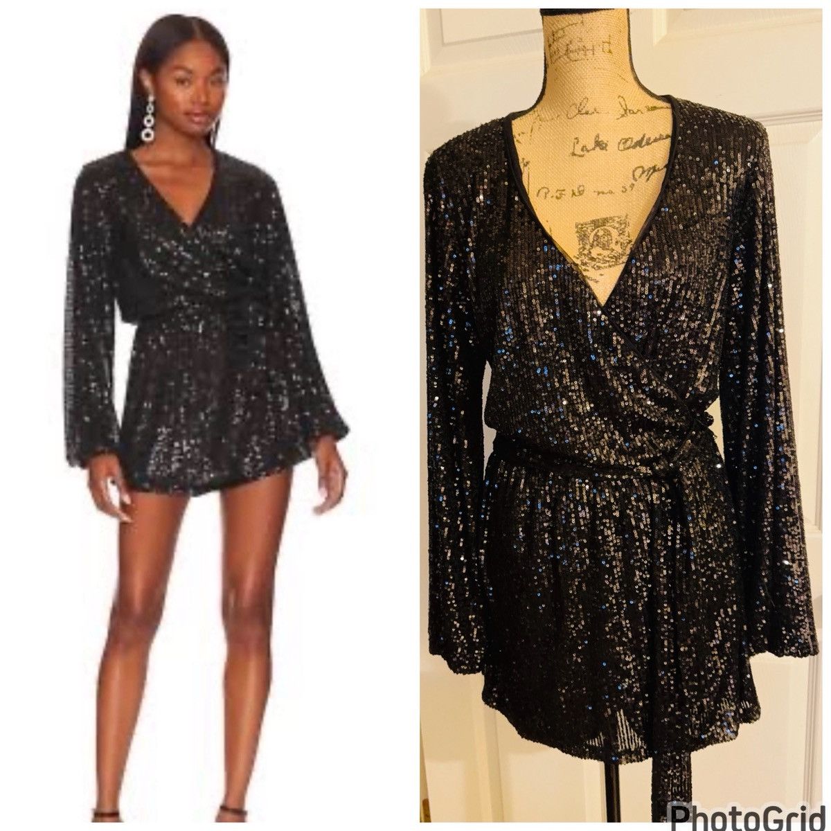 Free People Free People Sequin Romper NWT Size 27" / US 4 / IT 40 - 2 Thumbnail