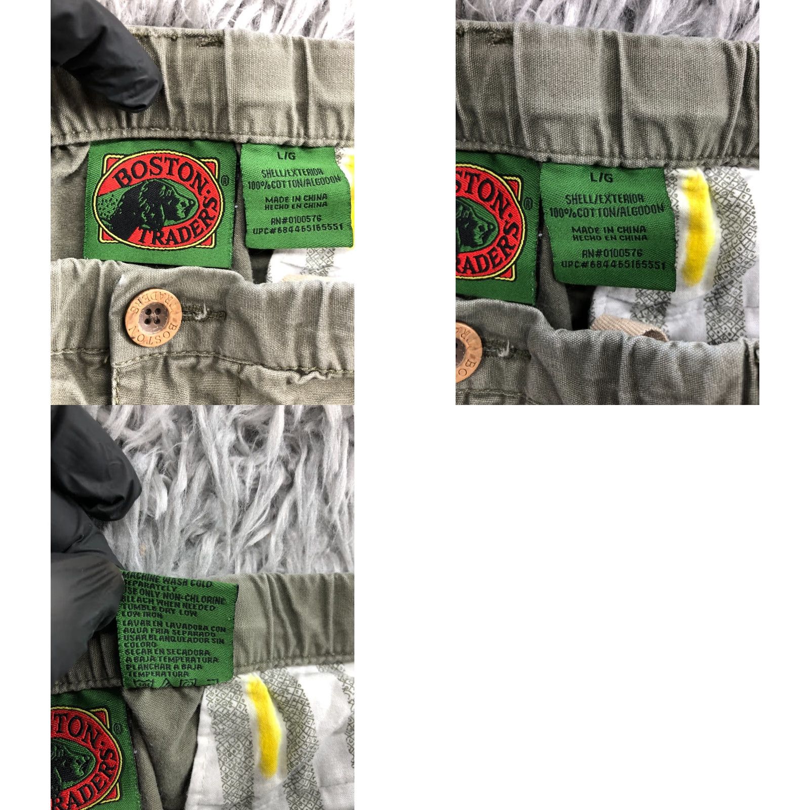 Vintage VINTAGE Boston Traders Cargo Shorts Mens Size L Mid Rise Medium Wash Green Size US 33 - 8 Thumbnail
