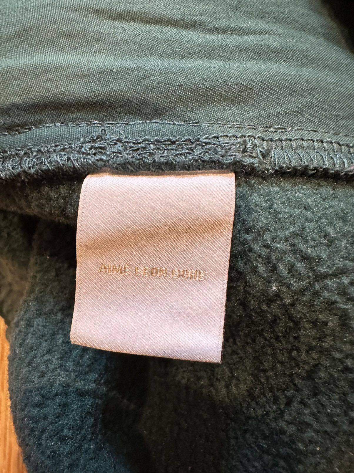 Aime Leon Dore ALD Aime Leon Dore Dark/Forest Green Fleece Pants Size US 29 - 5 Thumbnail
