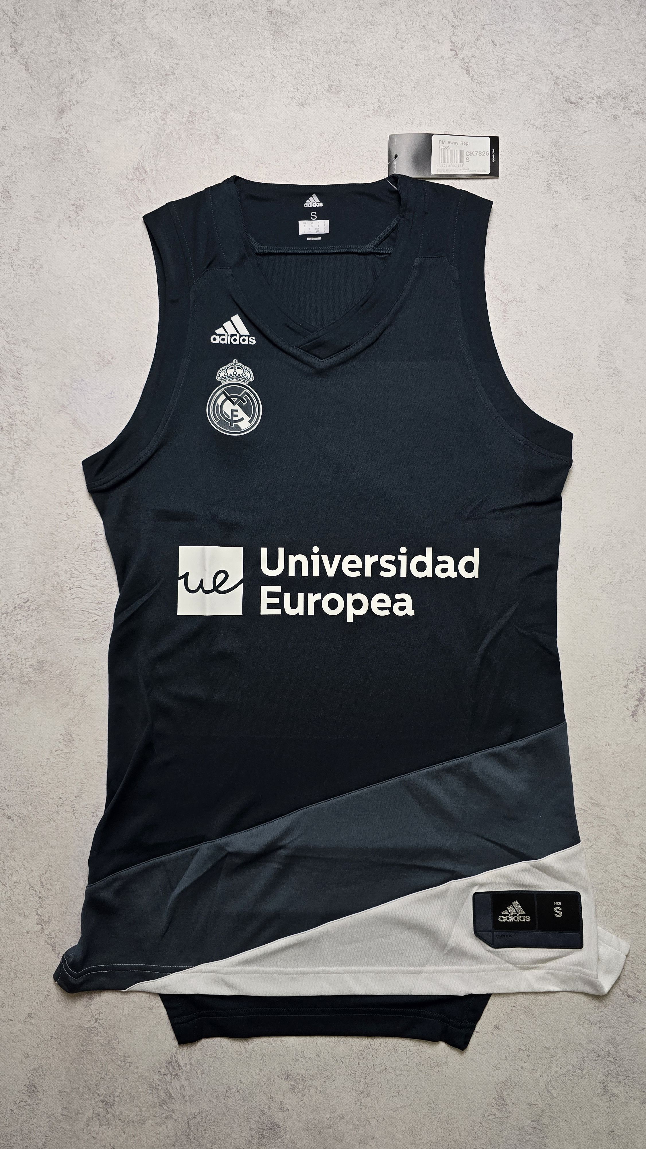 Adidas Real Madrid 2018-19 Away Basketball Jersey