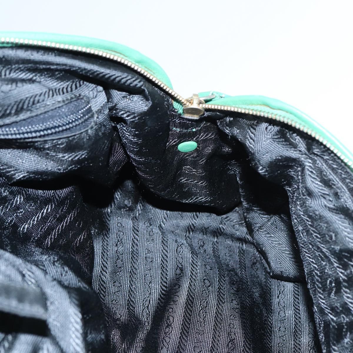 Prada PRADA Hand Bag Nylon Green Gold Size ONE SIZE - 15 Thumbnail