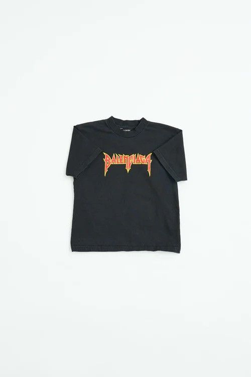 Balenciaga Kids METAL Logo T-SHIRT Oversized Size US S / EU 44-46 / 1 - 1 Thumbnail