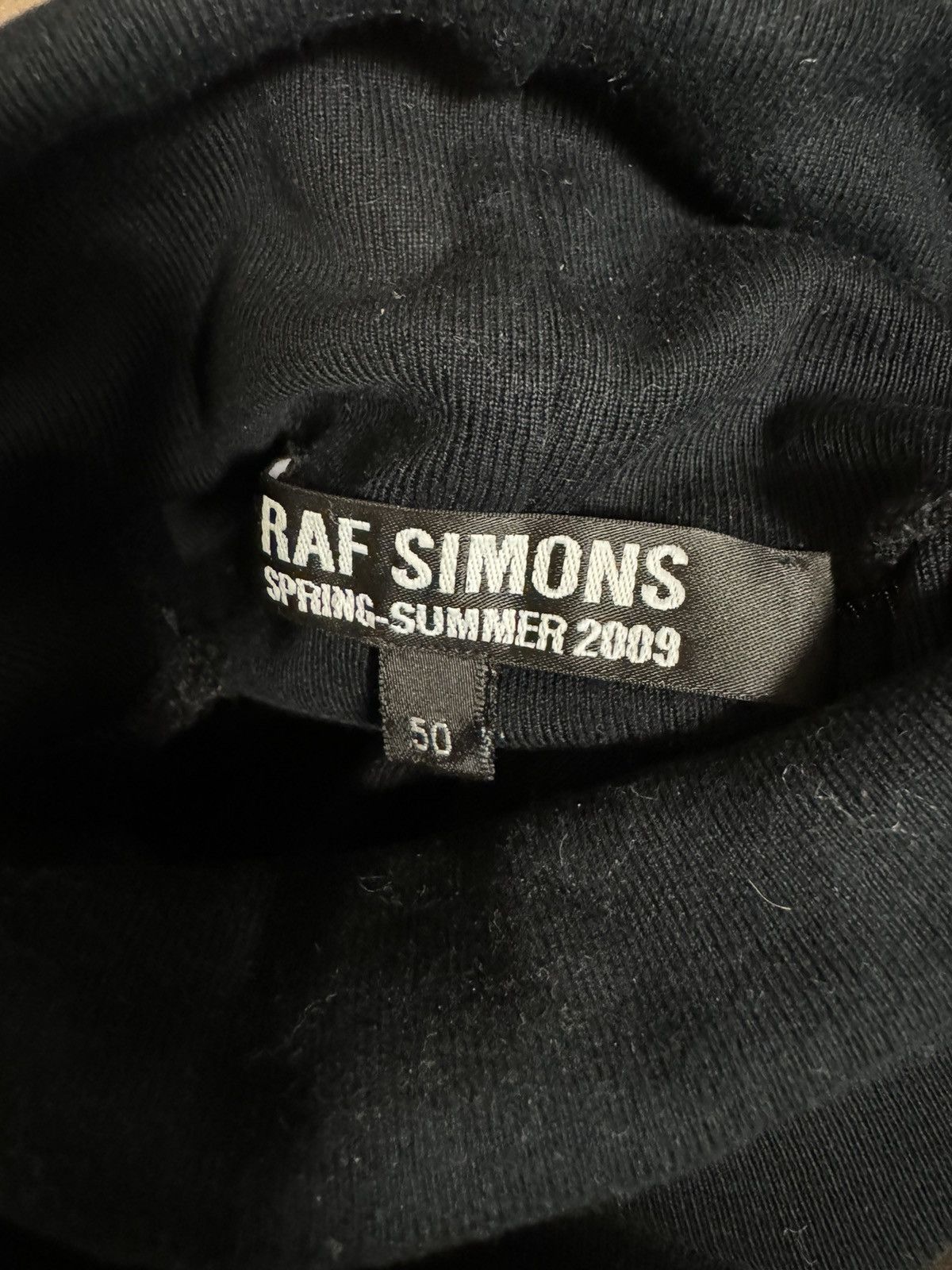 Raf by Raf Simons Raf Simons Black Hand Sign SS09 Turtleneck Sweater Size US M / EU 48-50 / 2 - 10 Thumbnail