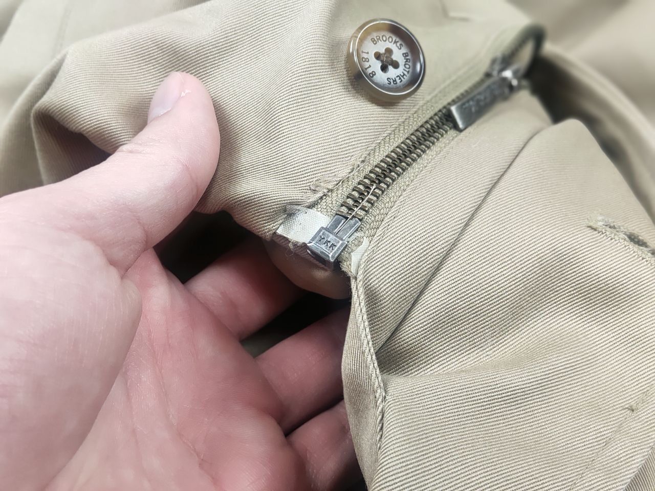 Brooks Brooks Brothers Trench raincoat breasted Jacket Vintage Size US L / EU 52-54 / 3 - 23 Thumbnail