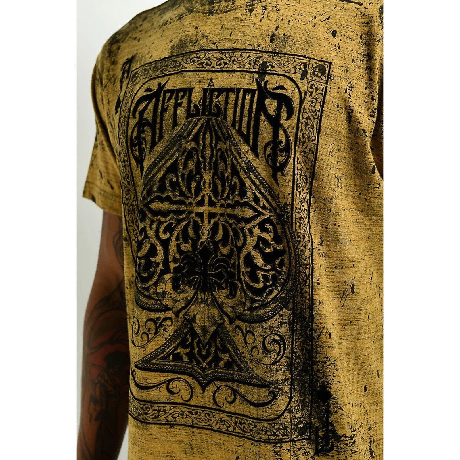 Affliction Affliction Clothing Men's T-Shirt High Stakes Tee Size US S / EU 44-46 / 1 - 7 Thumbnail