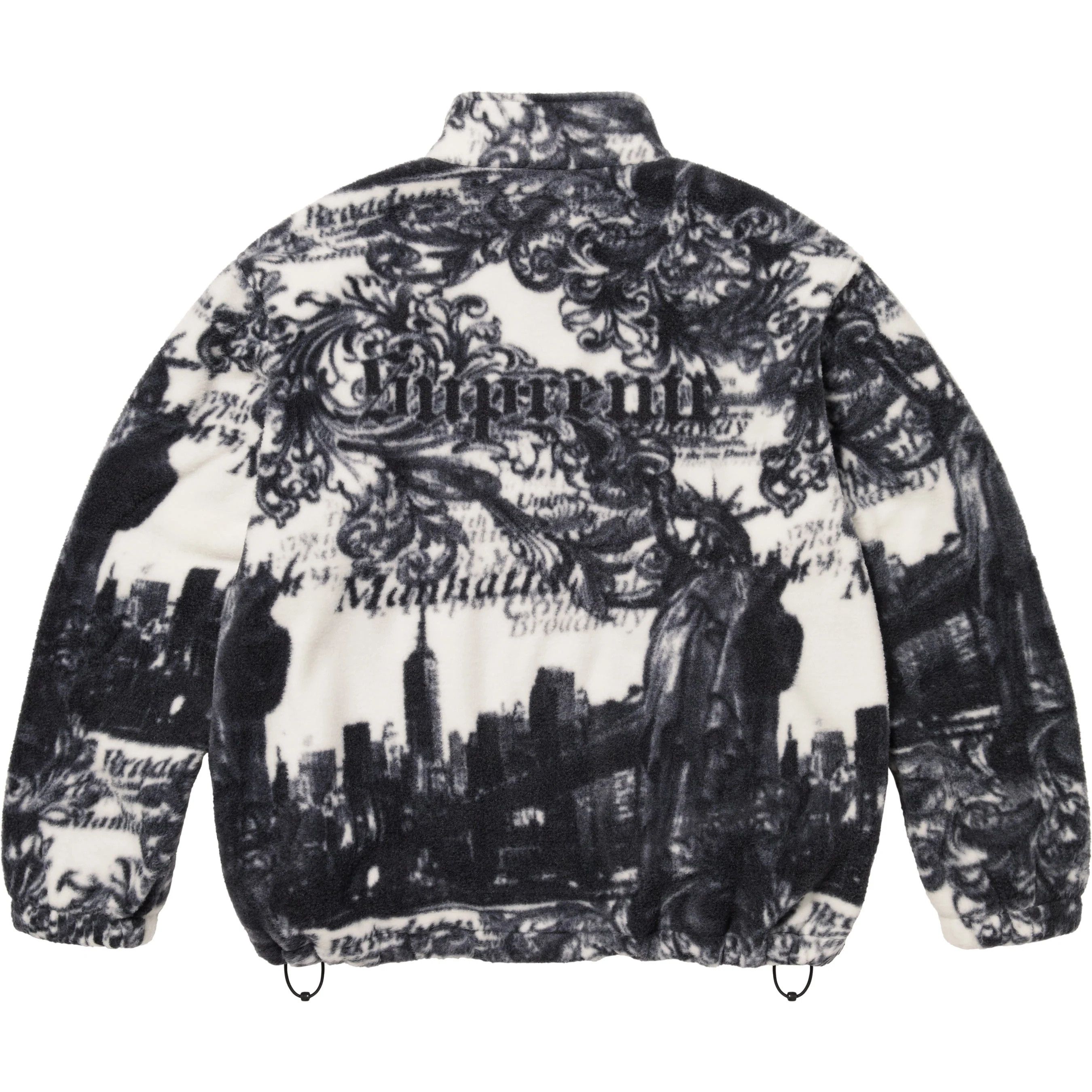 Supreme Supreme New York Fleece Jacket Size US XL / EU 56 / 4 - 2 Thumbnail