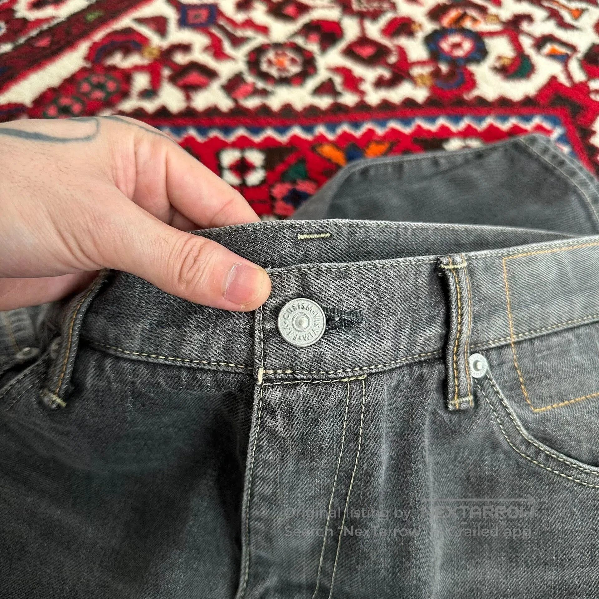 Visvim visvim black denim pants size W34 L3. Size US 34 / EU 50 - 5 Thumbnail