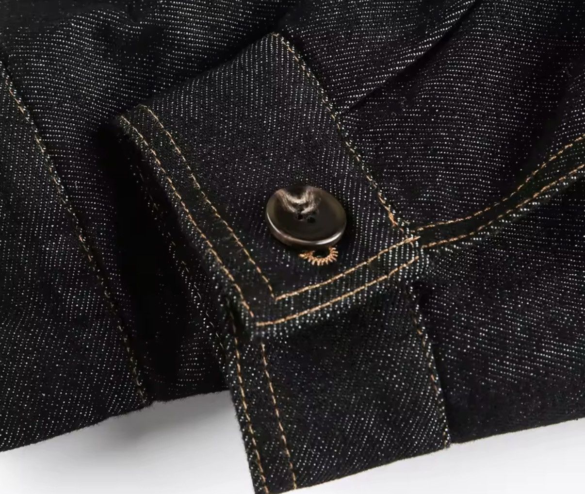 Other Retro Vintage Style Velvet Cargo Denim Jacket Size US XL / EU 56 / 4 - 5 Thumbnail