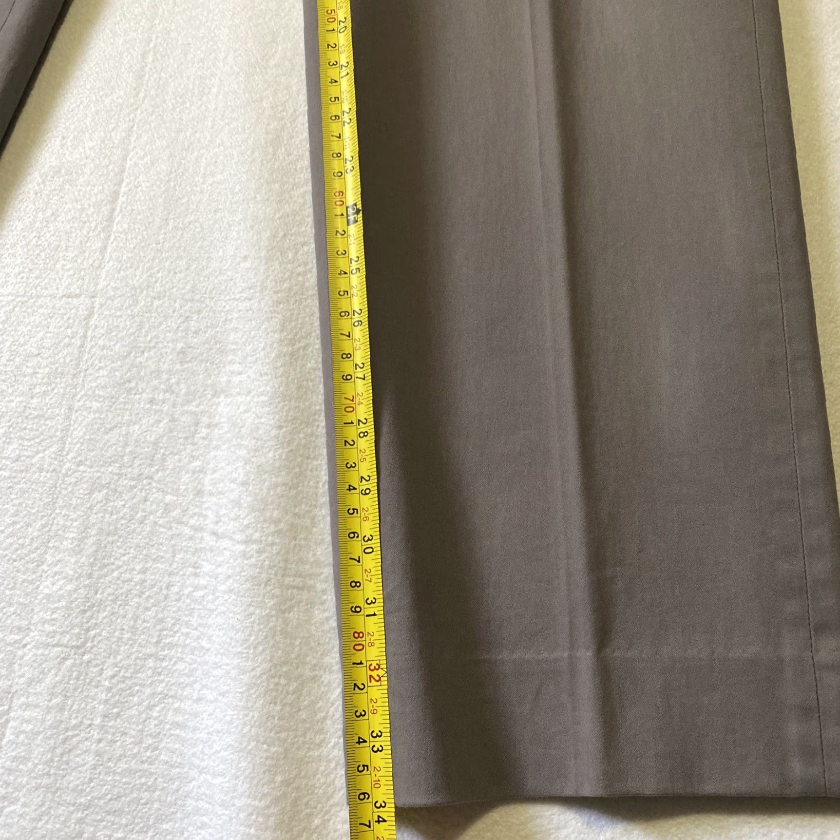 Vintage VINTAGE Hugo Boss Chino Pants Mens 38x34 Flat Front Gray Casual / 26-13 Size US 38 / EU 54 - 6 Thumbnail