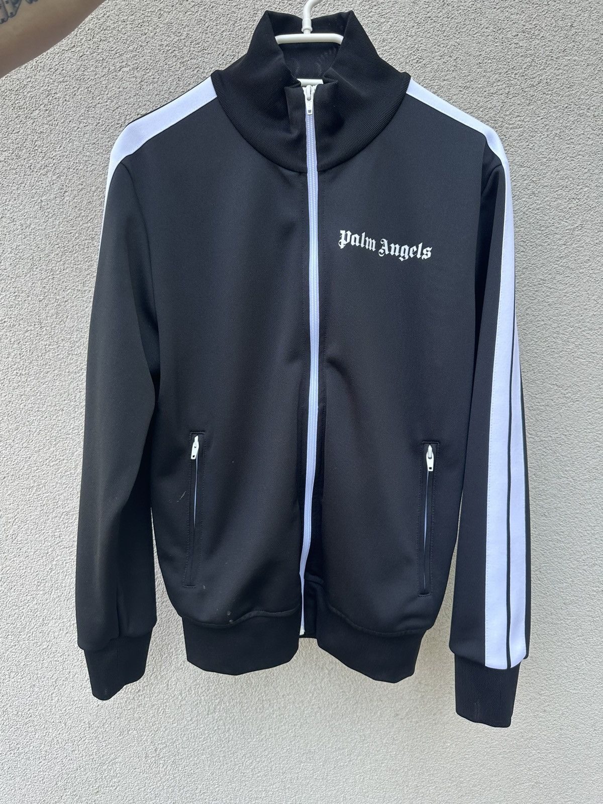 Palm Angels Palm Angels logo print track jacket Size US M / EU 48-50 / 2 - 1 Thumbnail