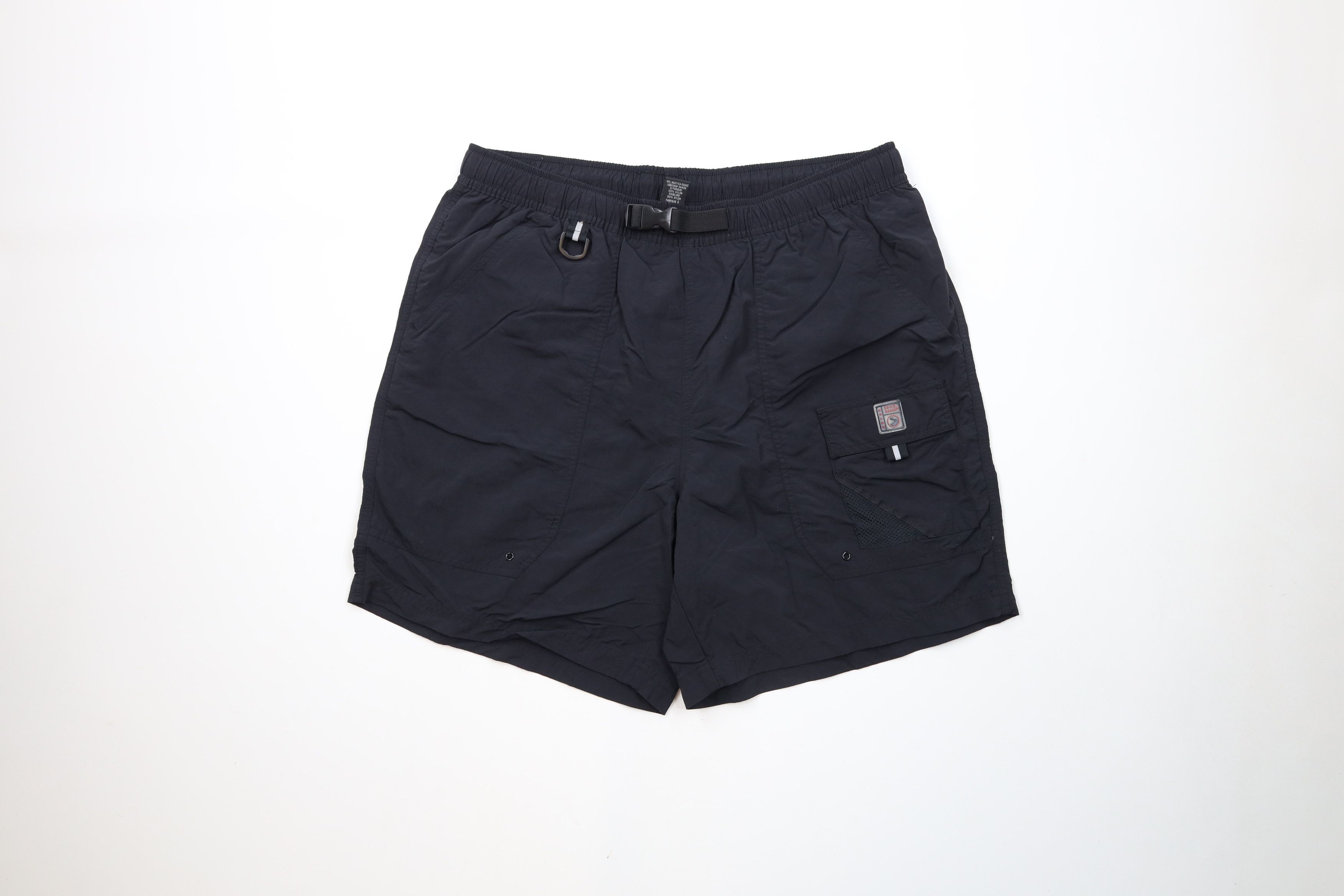 Eddie Bauer × Vintage Vintage 90s Eddie Bauer EbTek Lined Above Knee Belted Shorts Size US 36 / EU 52 - 1 Thumbnail