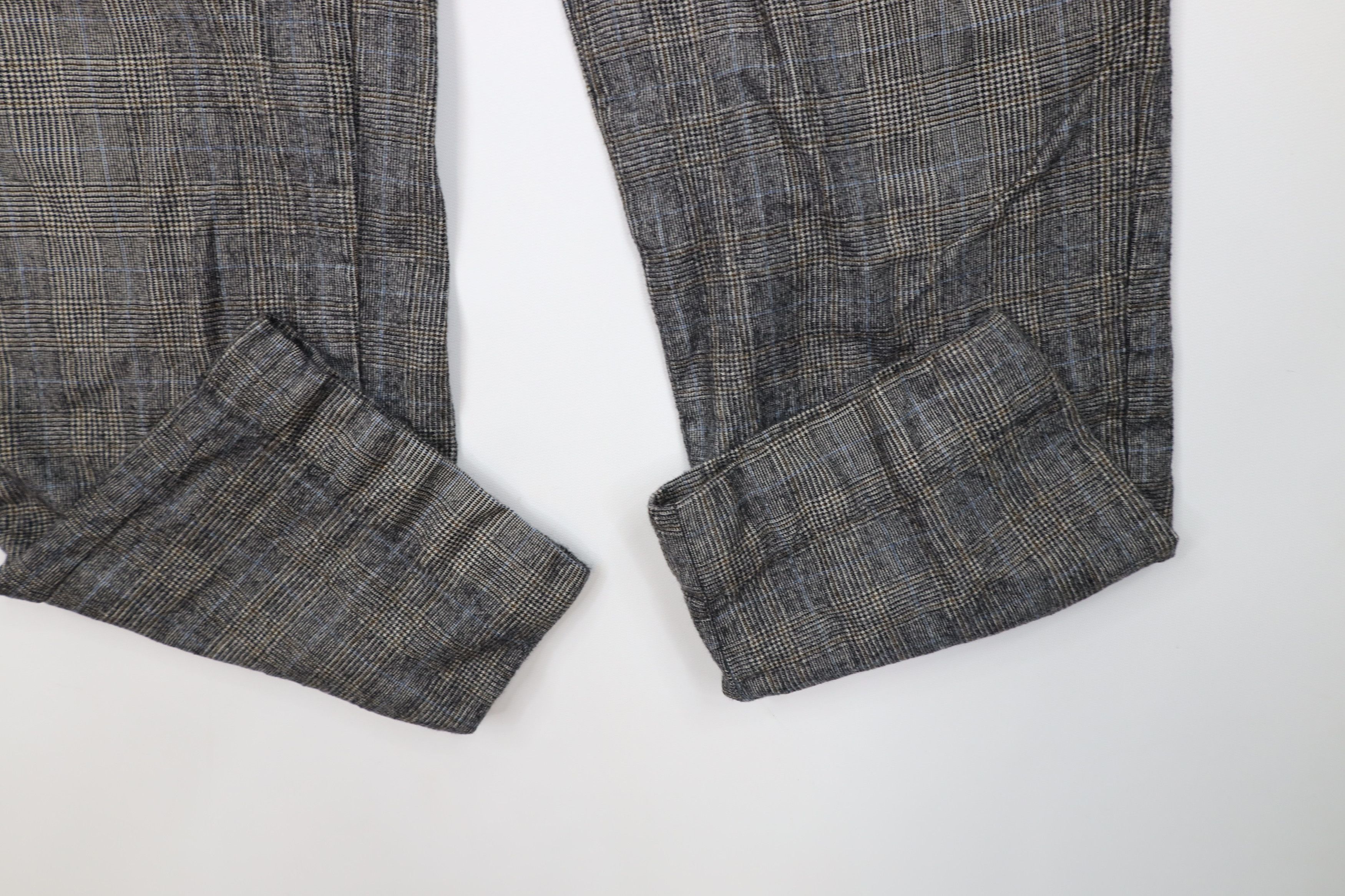 Vintage Vintage 90s Streetwear Tweed Houndstooth Plaid Chino Pants Size US 32 / EU 48 - 5 Thumbnail