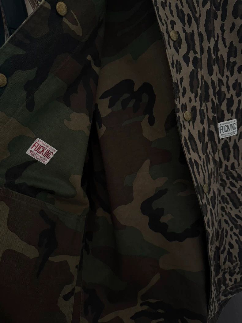 Wacko Maria wacko maria Reversible leopard print camouflage jacket 2503 Size US S / EU 44-46 / 1 - 2 Thumbnail