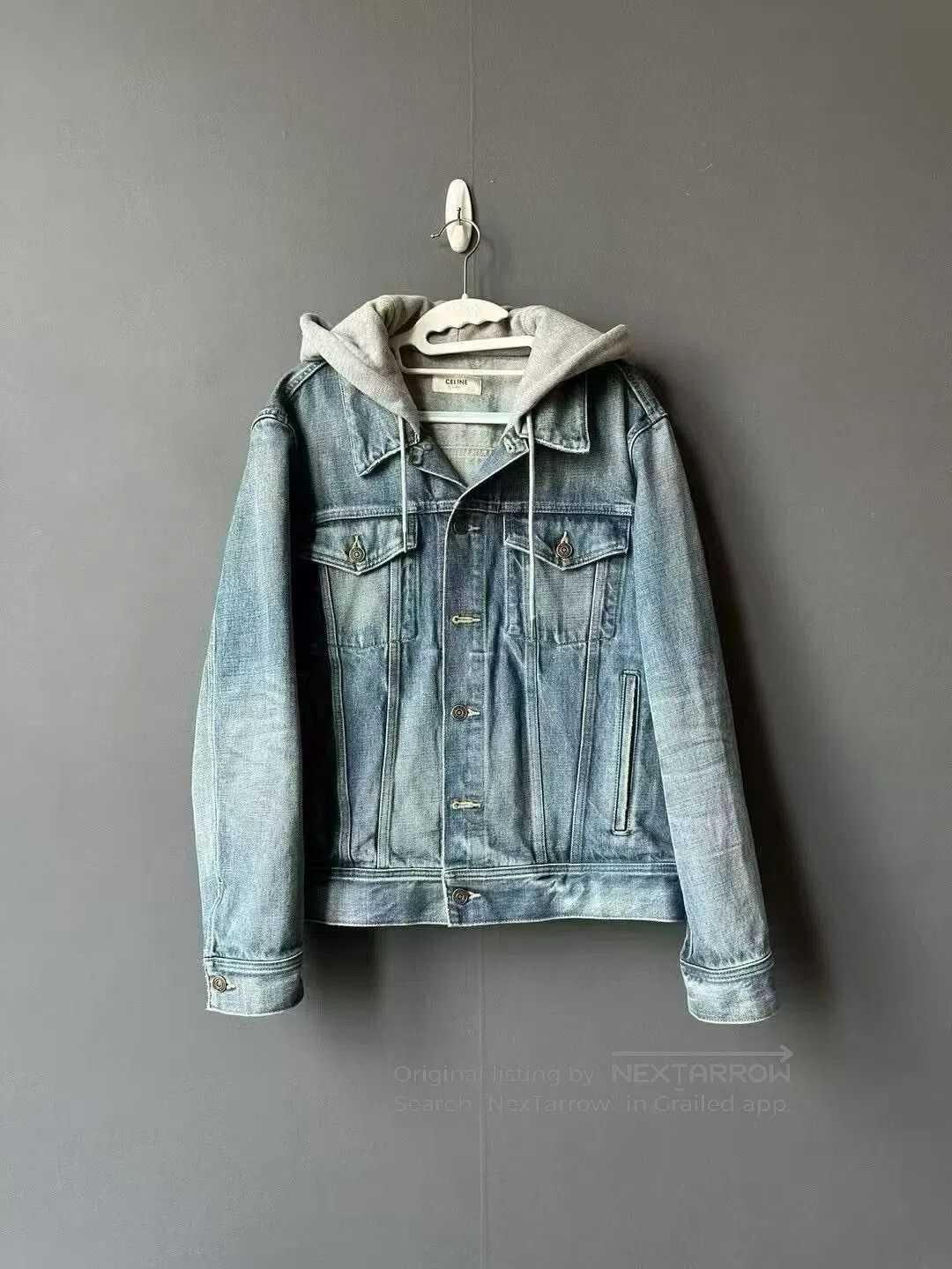 Celine Celine Hooded Denim Jacket. Size US M / EU 48-50 / 2 - 1 Thumbnail