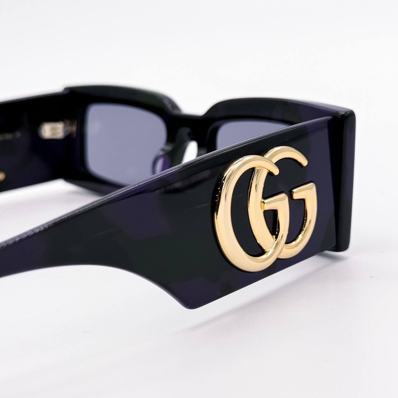 Gucci NEW GUCCI GG1425S 003 SQUARE HAVANA PURPLE WOMEN SUNGLASSES Size ONE SIZE - 9 Thumbnail