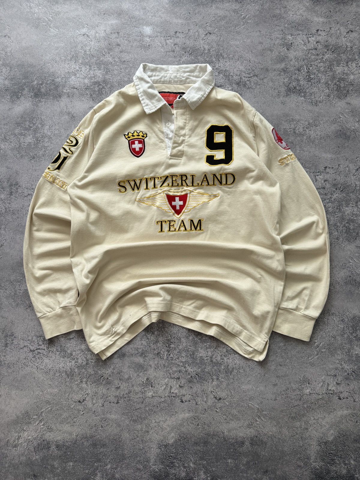 Other Vintage Rugby Switzerland jersey size M big logo Size US M / EU 48-50 / 2 - 1 Thumbnail