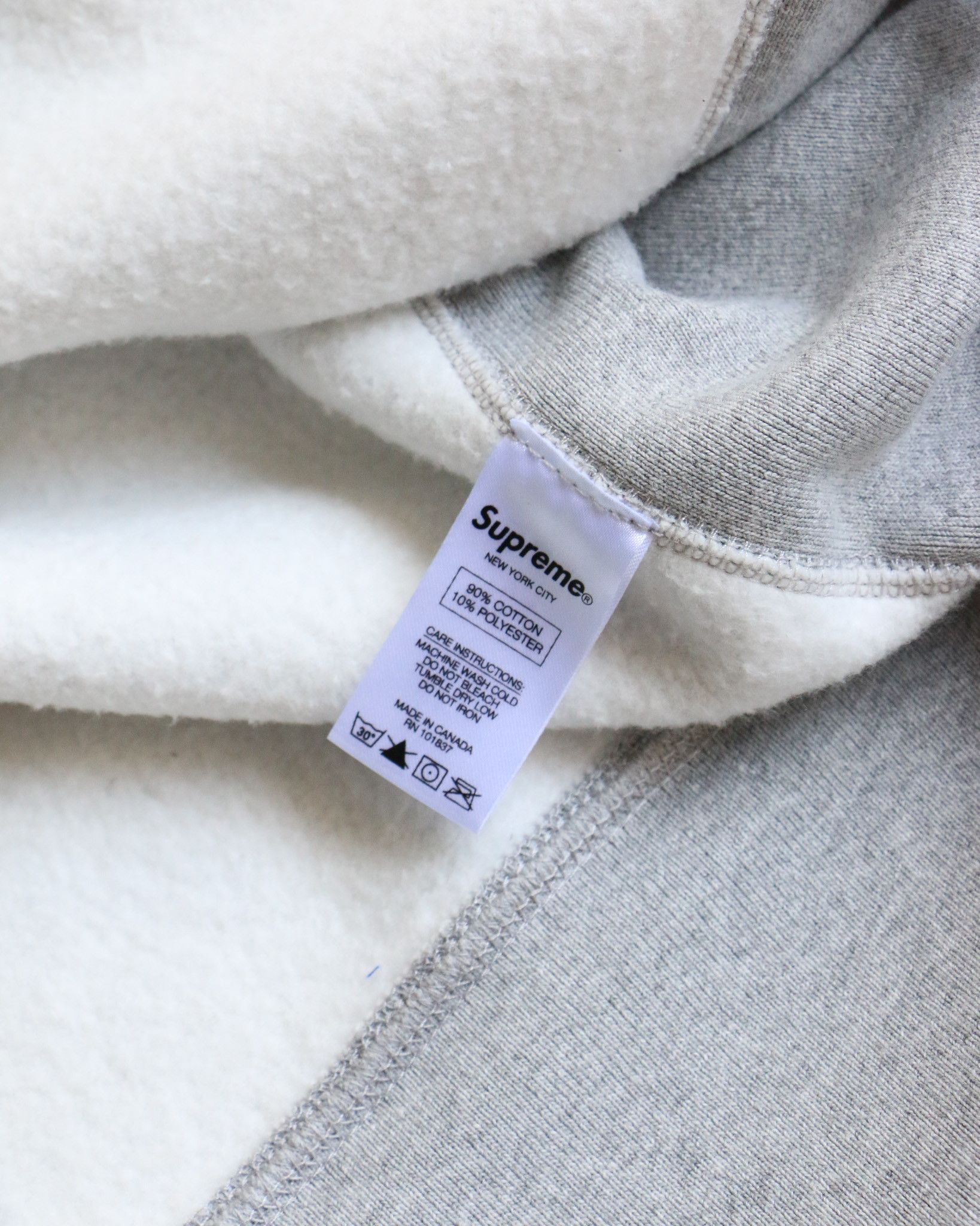 Supreme Supreme FW15 Box Logo Crewneck Grey Size US L / EU 52-54 / 3 - 4 Thumbnail
