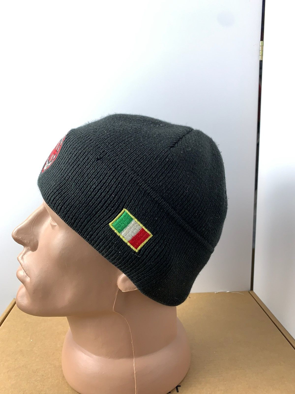 Vintage Vintage AC Milan hat black rare Italy Size ONE SIZE - 2 Thumbnail