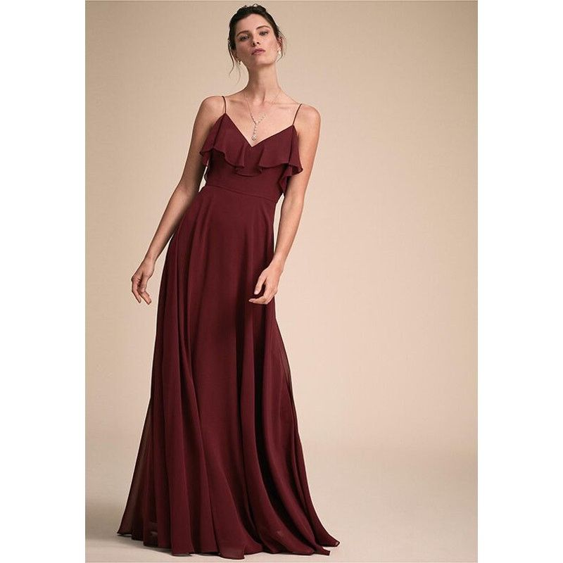 Anthropologie New Anthropologie BHLDN Jenny Yoo Mila Dress SZ 10 Hibiscus Size L / US 10 / IT 46 - 1 Thumbnail