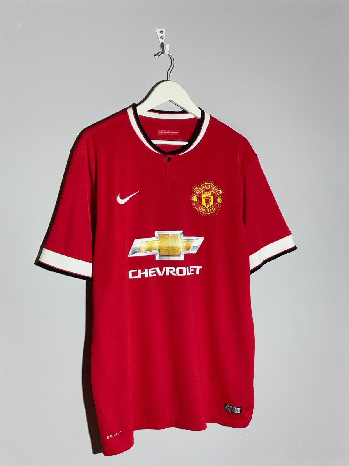 Nike #20 Van Persie Manchester United 2014/15 Home Football Shirt Size US XL / EU 56 / 4 - 3 Thumbnail