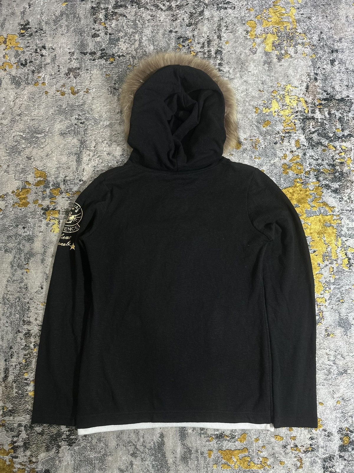Beauty Beast FUR HOODIE STUDDED DOUBLE LAYER NEW SENSE I6W9 LGB STYLE Size US M / EU 48-50 / 2 - 5 Thumbnail