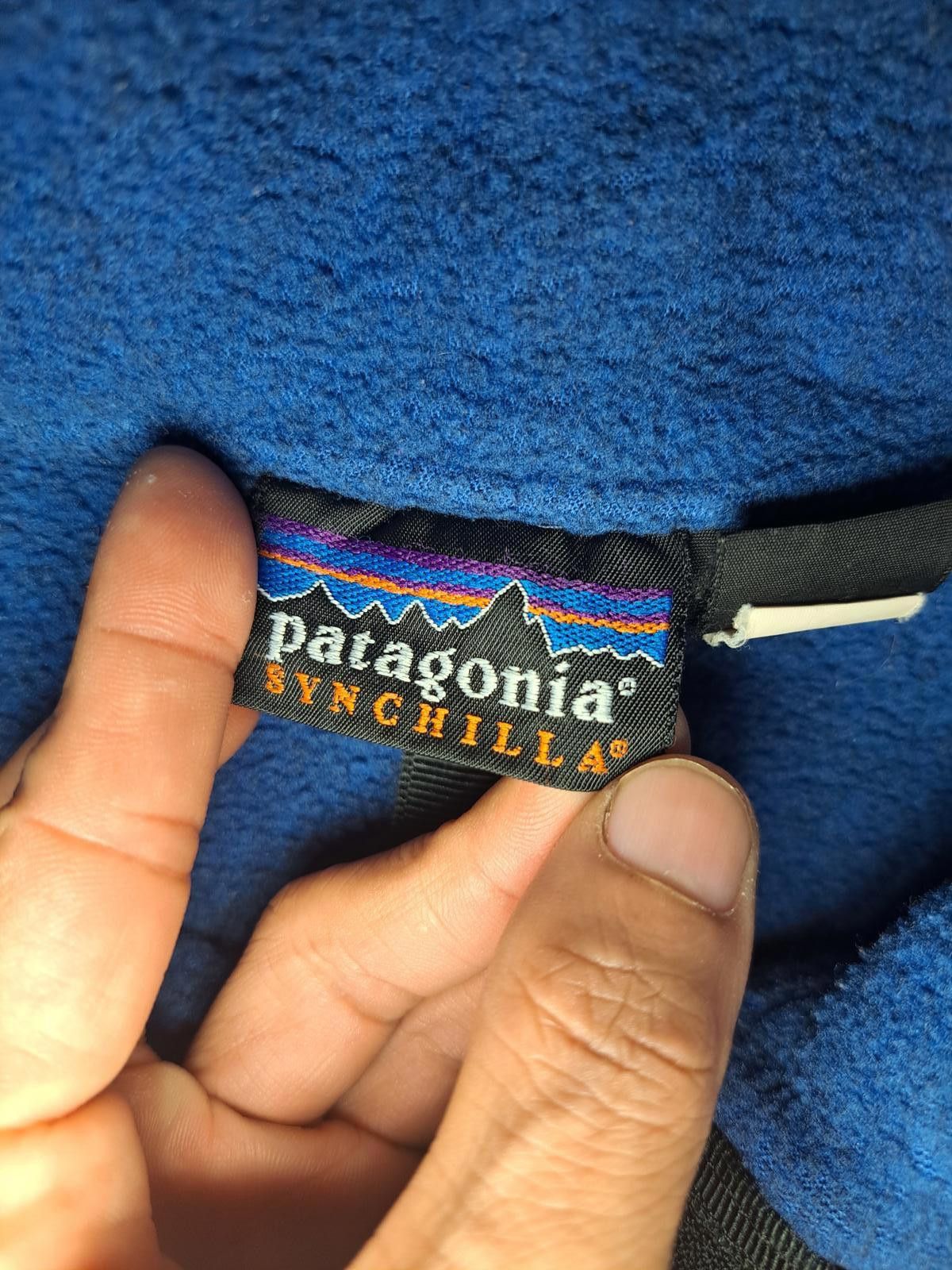 Patagonia VINTAGE 1999 Patagonia Synchilla Pullover Mens Medium Blue Size US M / EU 48-50 / 2 - 2 Thumbnail