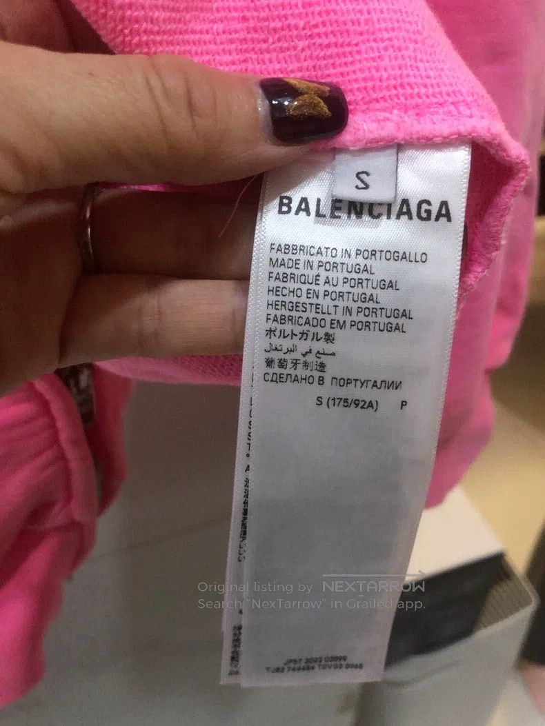 Balenciaga Balenciaga Pink Hooded Zipper Jacket Size US S / EU 44-46 / 1 - 5 Thumbnail