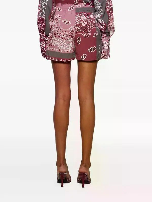 The Attico o1mle0526 Bandana Shorts in Multicolor Size 28" / US 6 / IT 42 - 5 Thumbnail