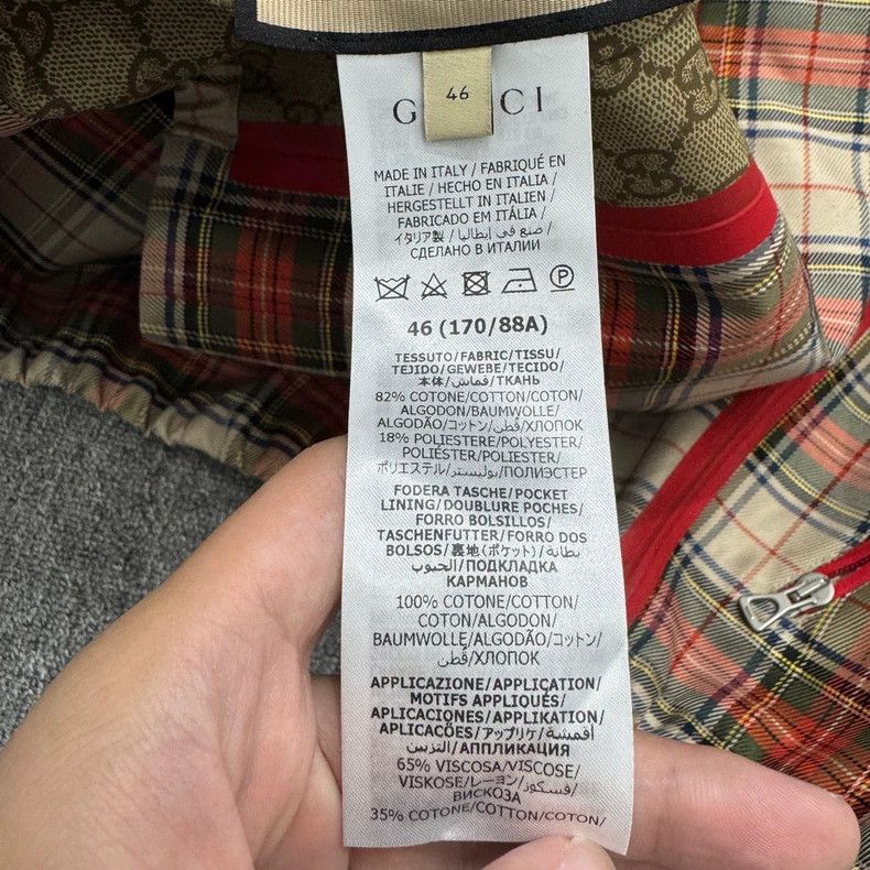 Gucci Gucci Full-print old-fashioned plaid double-sided coat 2505 Size US S / EU 44-46 / 1 - 4 Thumbnail