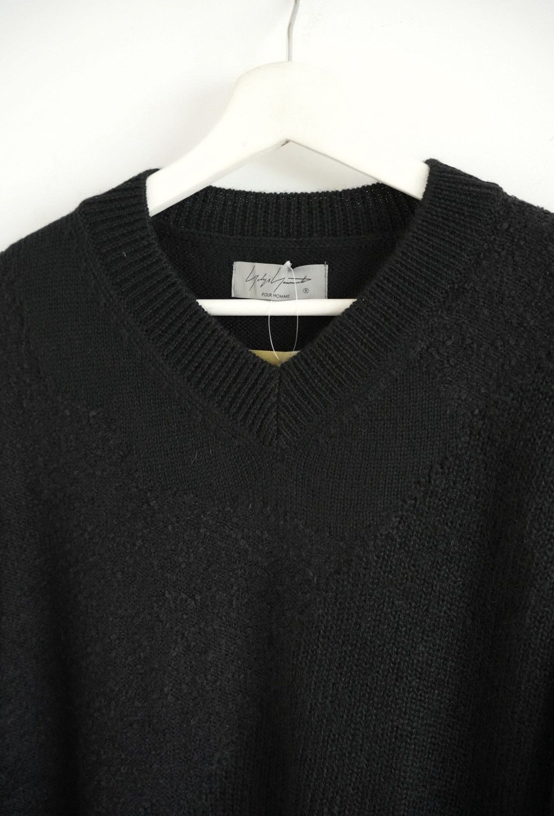 Yohji Yamamoto Yohji Yamamoto 24aw Brushed Vintage Panel Sweater K4 Size US L / EU 52-54 / 3 - 3 Thumbnail