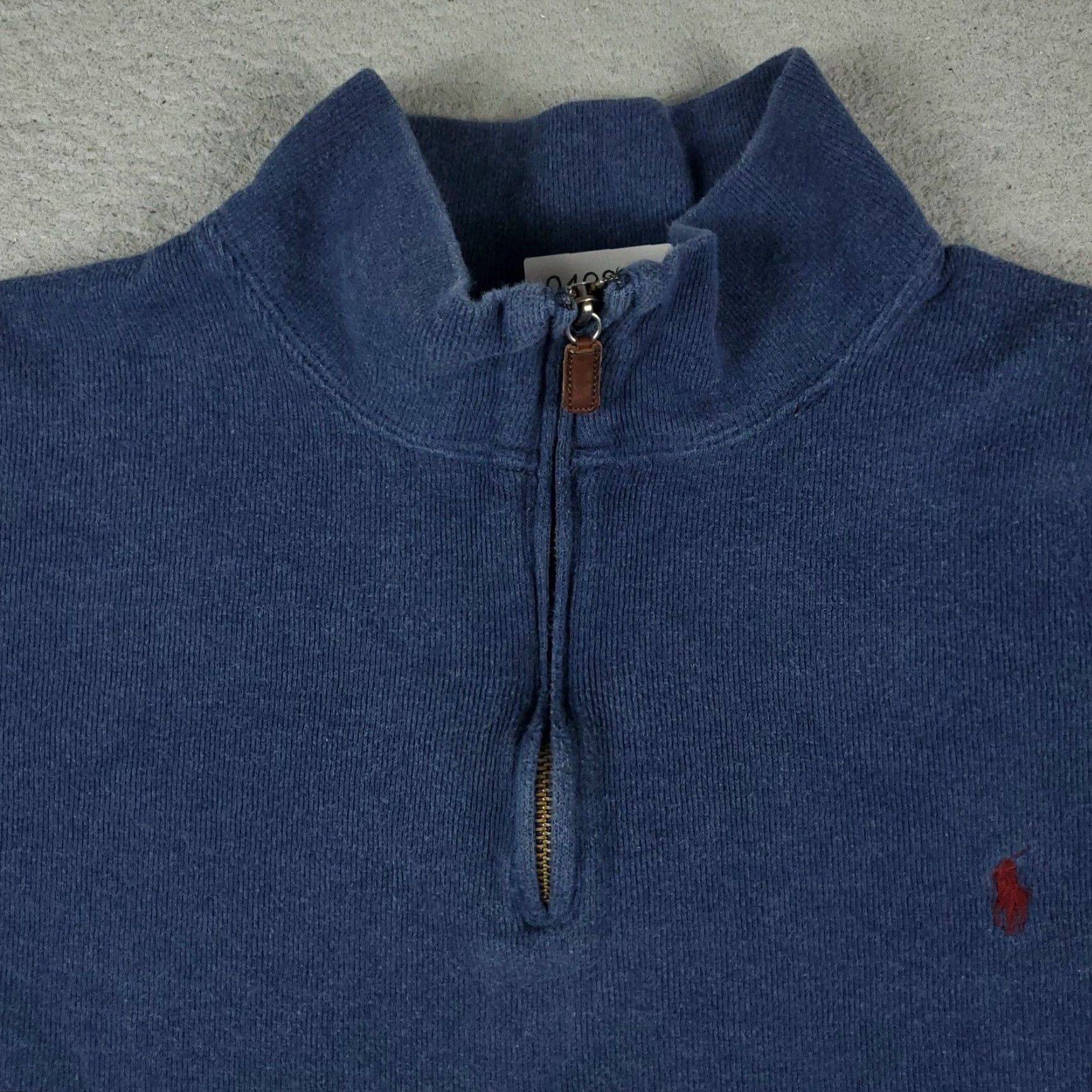 Ralph Lauren Ralph Lauren Sweater Mens 2XB Blue Pony 1/4 Zip Pullover Sweatshirt Size US XXL / EU 58 / 5 - 2 Thumbnail