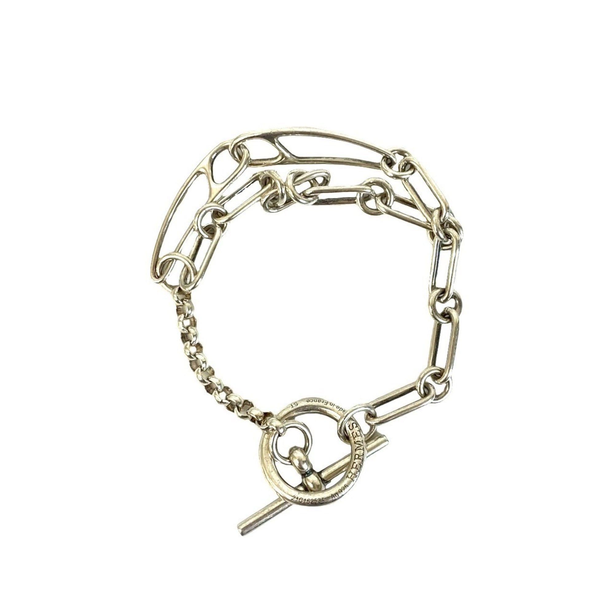 Hermes HERMES Chaine d'Ancre Punk Bracelet, Sterling Silver 925 Chain, Silver, Item No. 70227 Size ONE SIZE - 1 Thumbnail