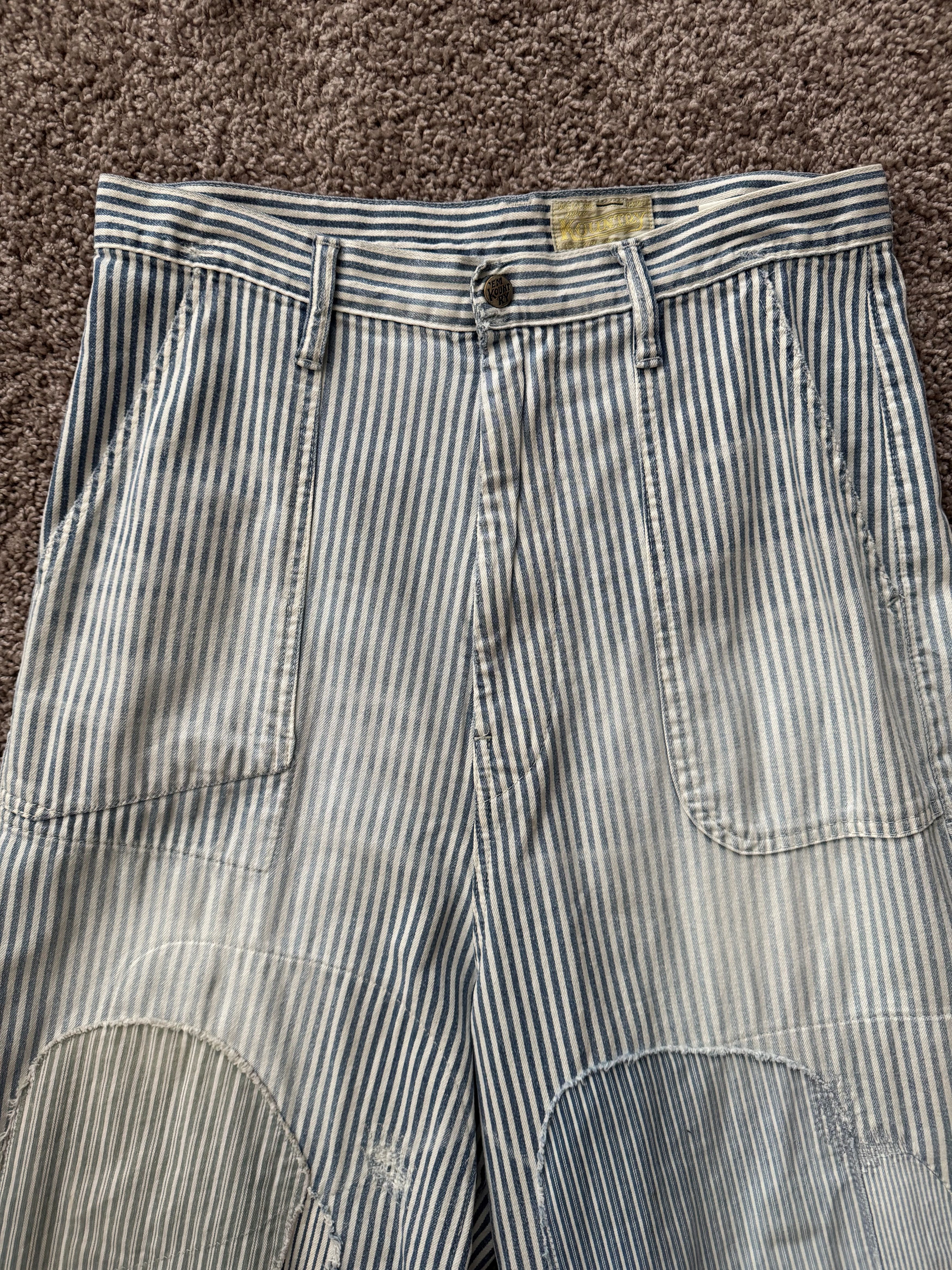 Kapital Kountry 10oz HICKOREE Stripe Painter PORT Baggy Pants Size US 32 / EU 48 - 3 Thumbnail